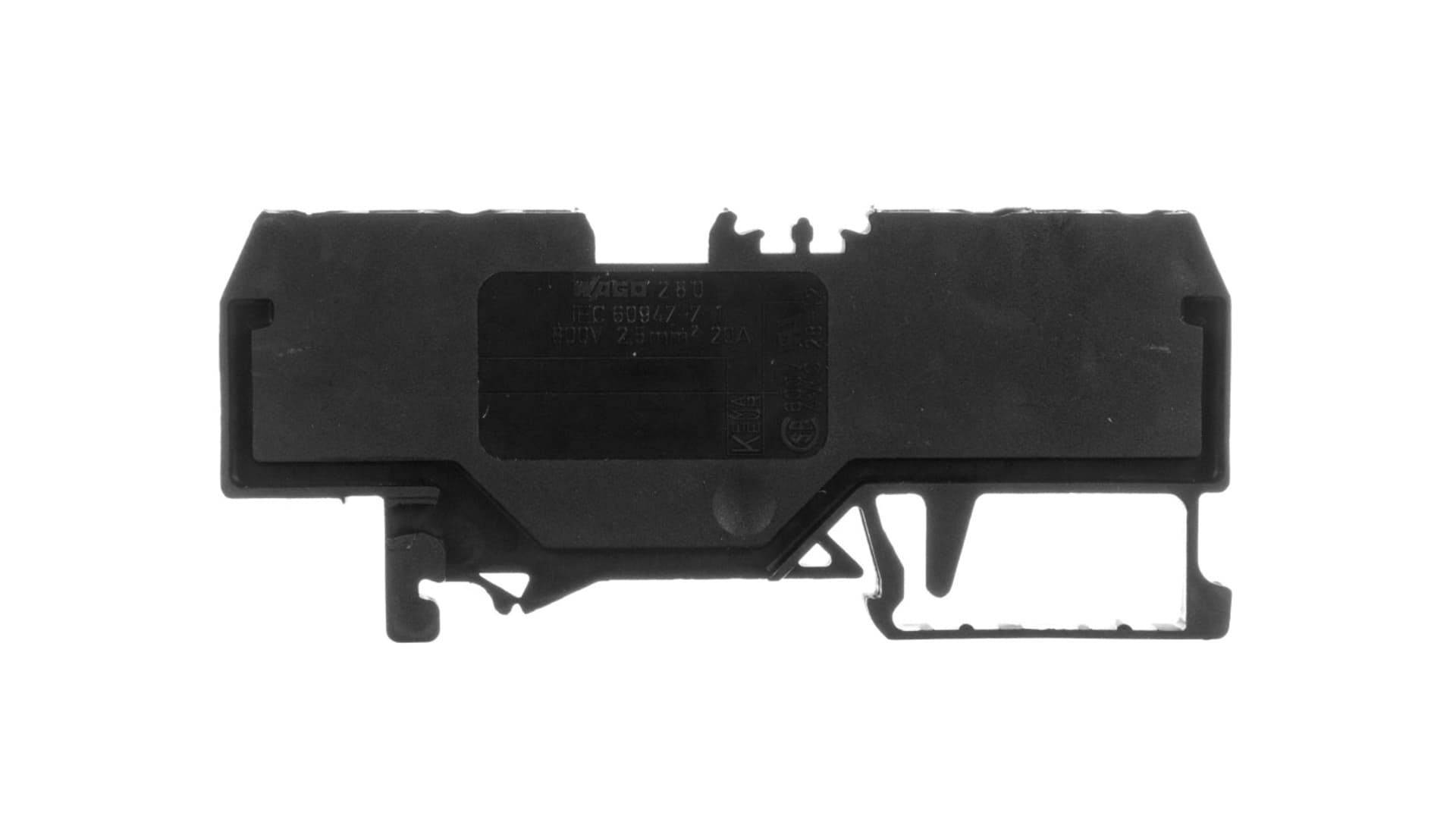 

Złączka szynowa 4-przewodowa 2,5mm2 czarna 280-831