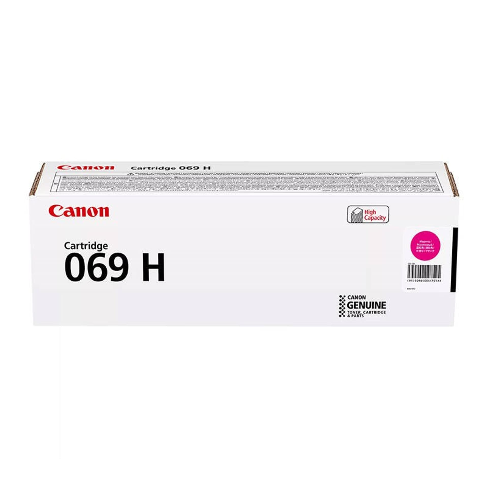 

Canon oryginalny toner 069MH, magenta, 5500s, 5096C002, high capacity, Canon MF752Cdw, 754Cdw, LBP673Cdw, O