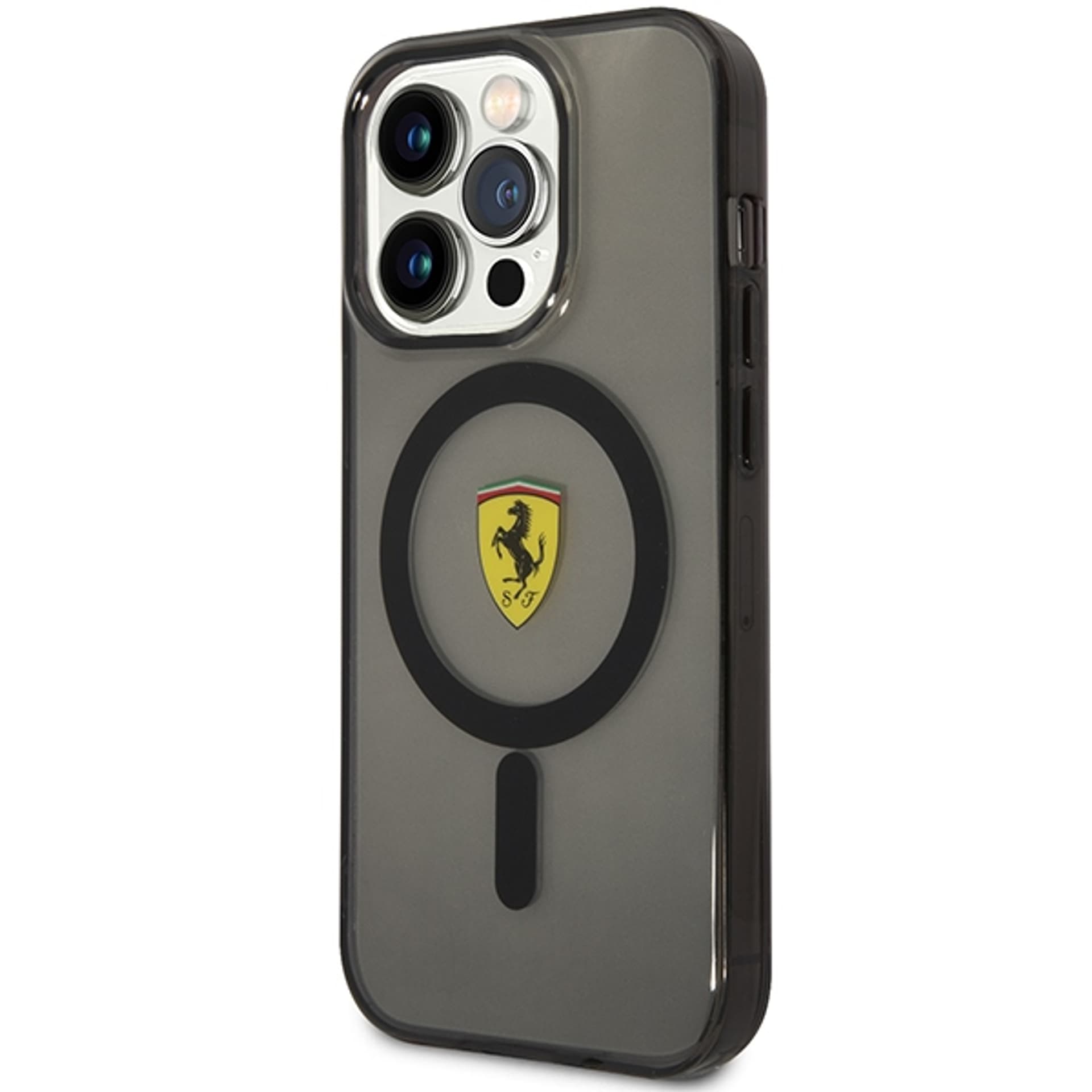 

Ferrari FEHMP14LURKK iPhone 14 Pro 6,1" czarny/black hardcase Translucent Magsafe