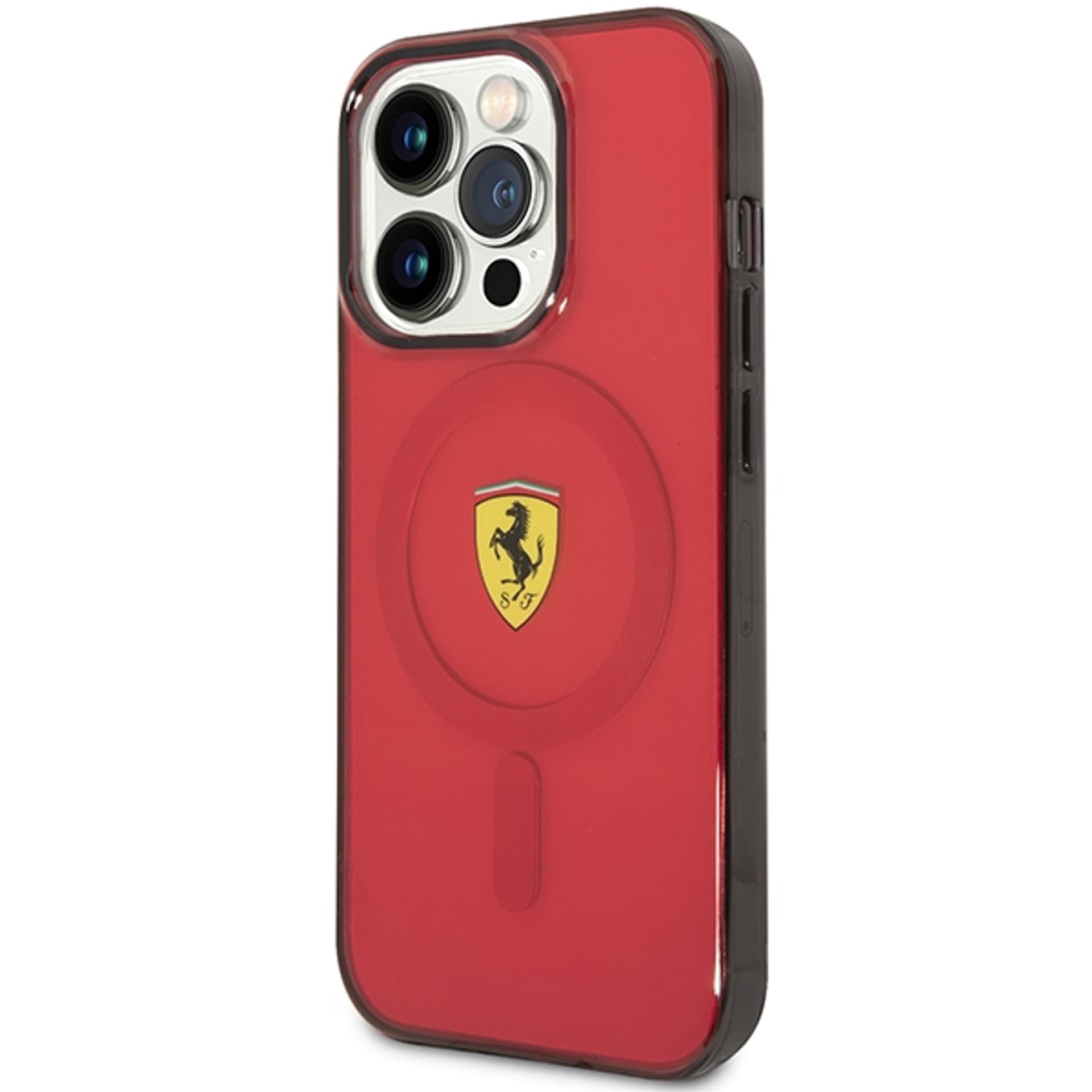 

Ferrari FEHMP14LURKR iPhone 14 Pro 6,1" czerwony/red hardcase Translucent Magsafe