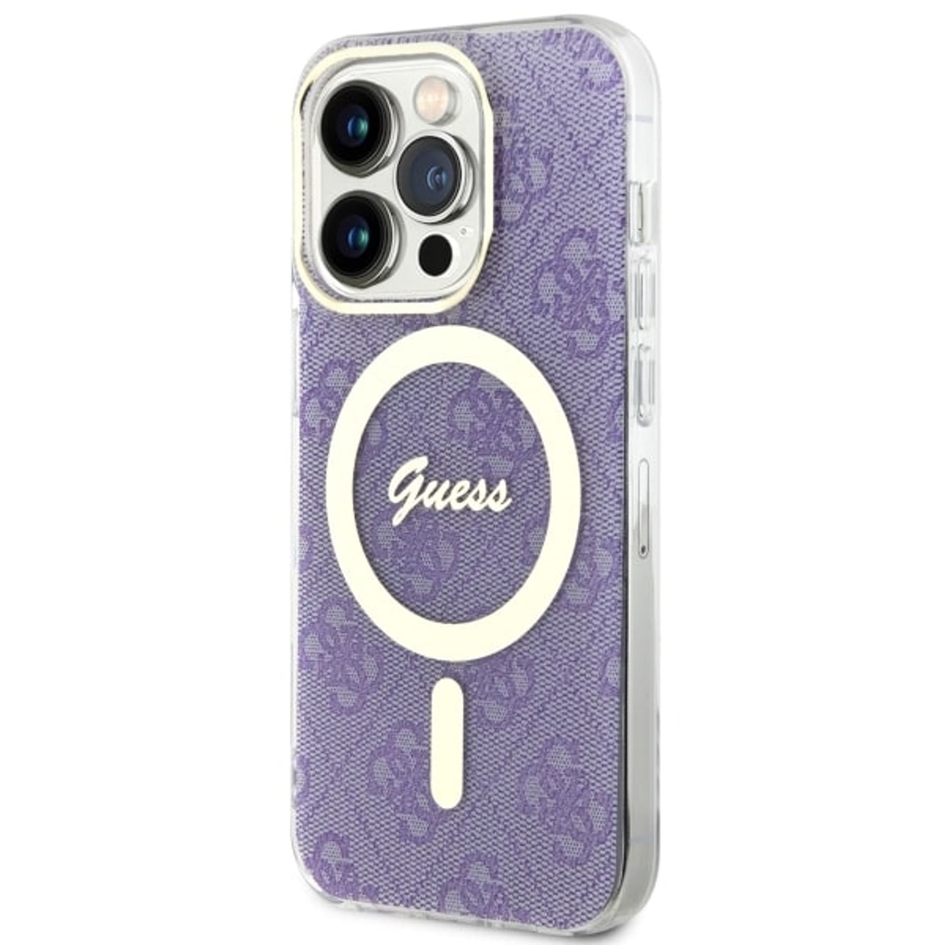 

Guess GUHMP14LH4STU iPhone 14 Pro 6.1" purpurowy/purple hardcase 4G MagSafe