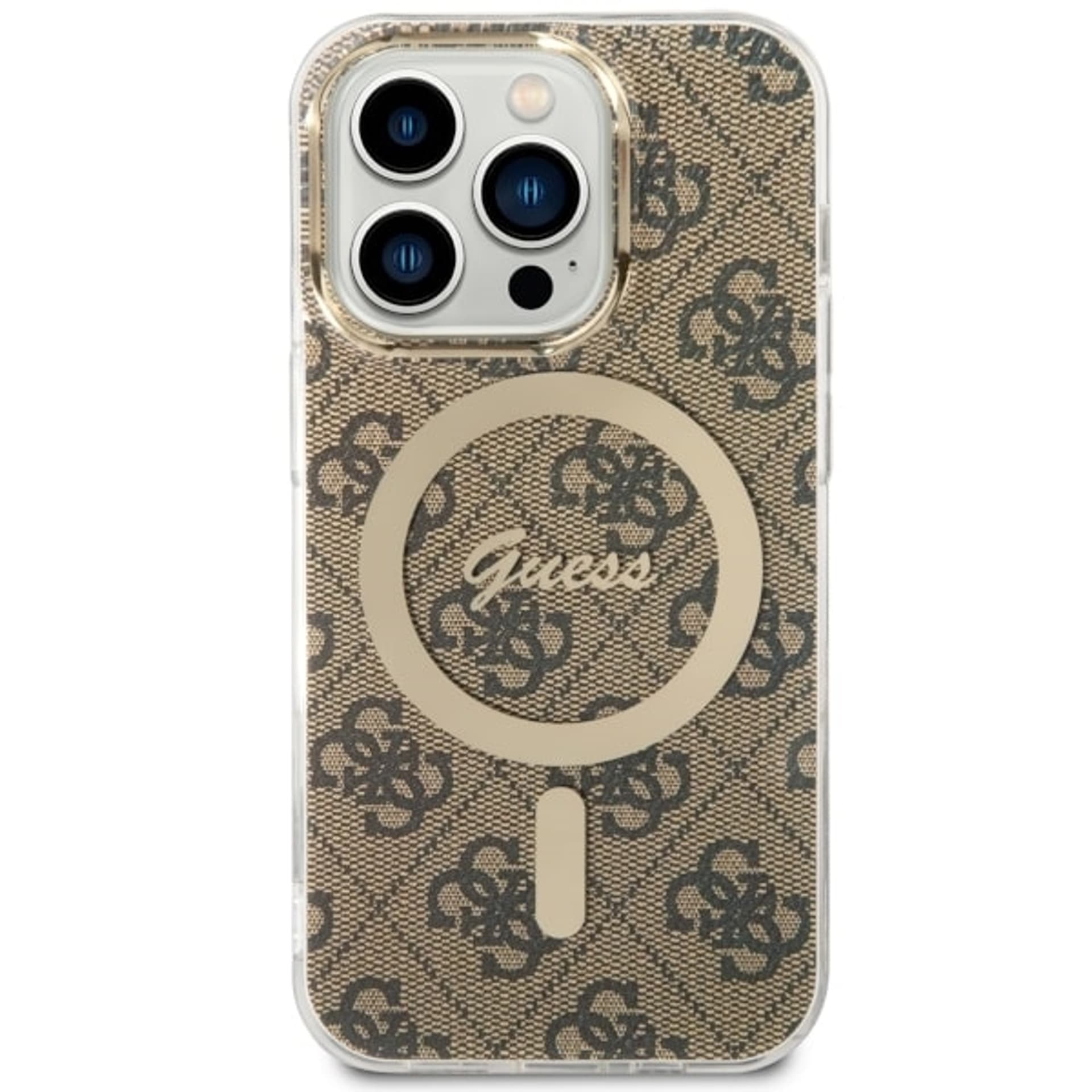 

Guess GUHMP14LH4STW iPhone 14 Pro 6.1" brązowy/brown hardcase 4G MagSafe