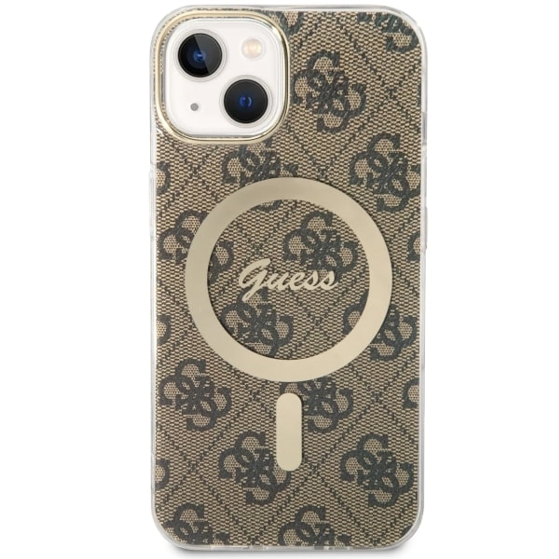 

Guess GUHMP14SH4STW iPhone 14 6.1" brązowy/brown hardcase 4G MagSafe