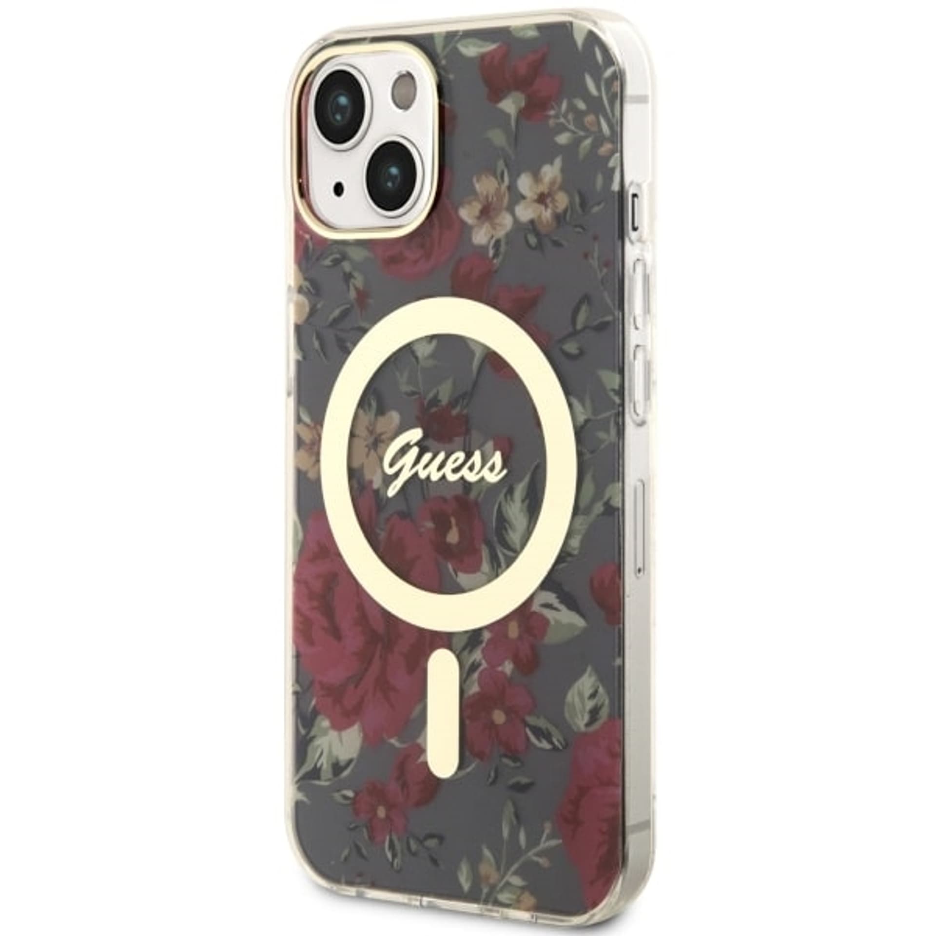 

Guess GUHMP14SHCFWSA iPhone 14 6.1" zielony/khaki hardcase Flower MagSafe