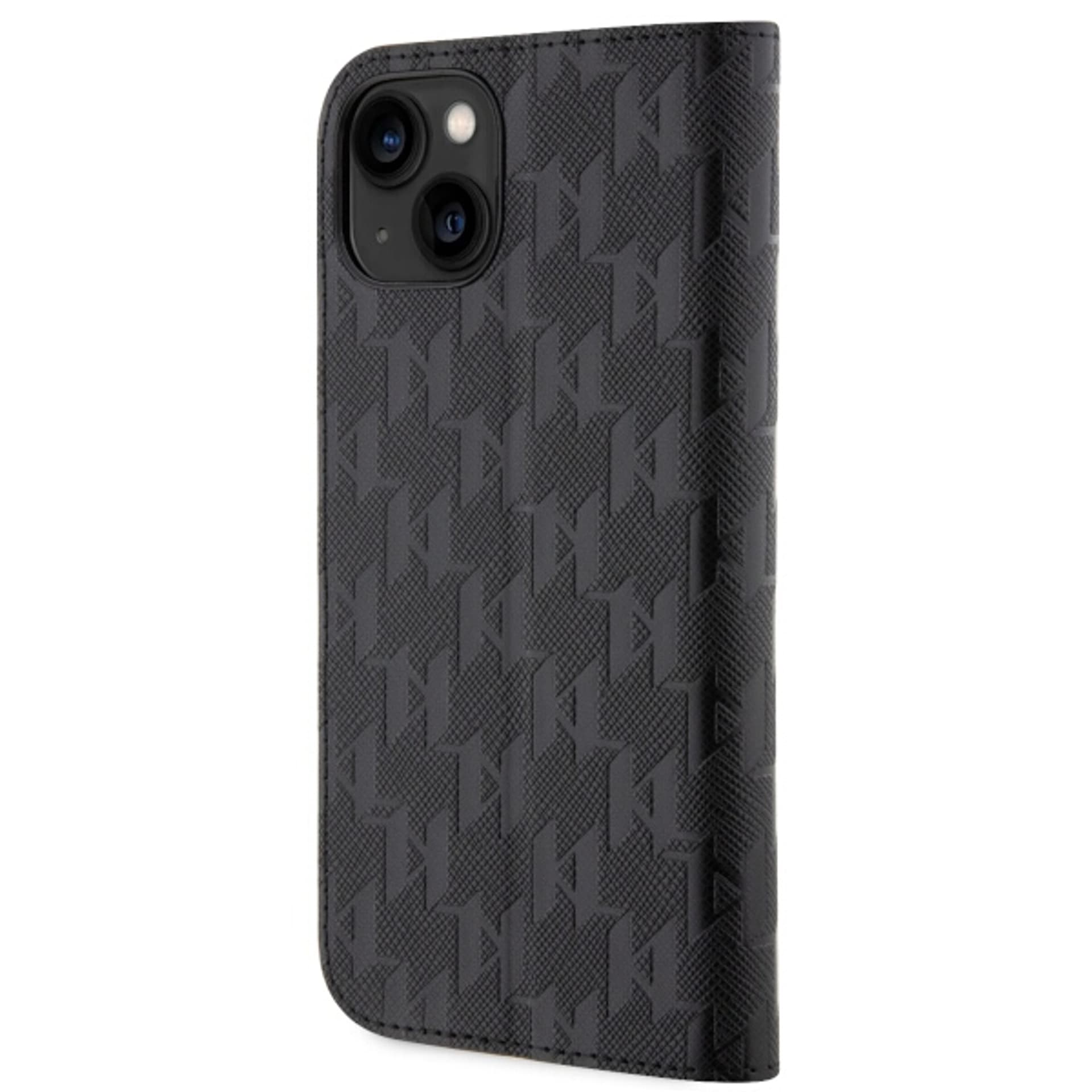 

Karl Lagerfeld KLBKP14SSAKLHPK iPhone 14 6.1" bookcase czarny/black Saffiano Monogram