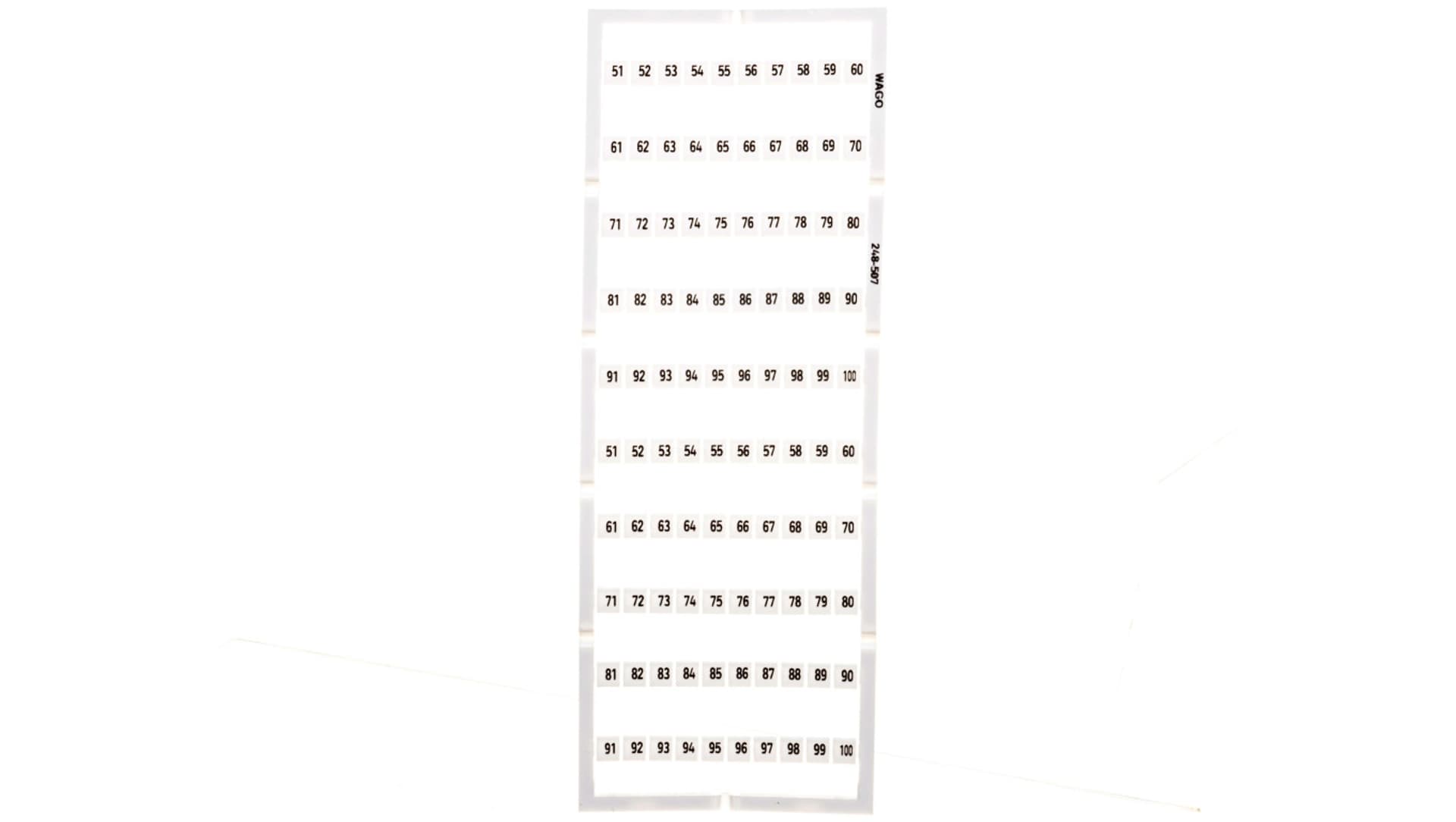 

Oznaczniki Mini-WSB 2x 51-100 biały 248-507 /5szt./