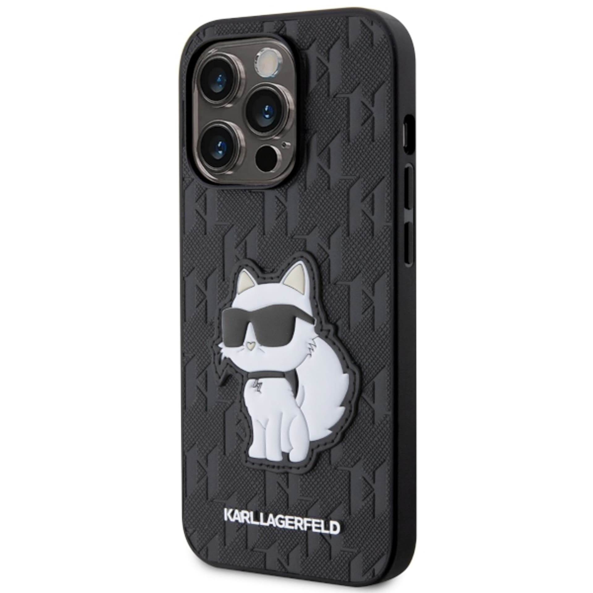 

Karl Lagerfeld KLHCP14LSAKHPCK iPhone 14 Pro 6.1" czarny/black Saffiano Monogram Choupette