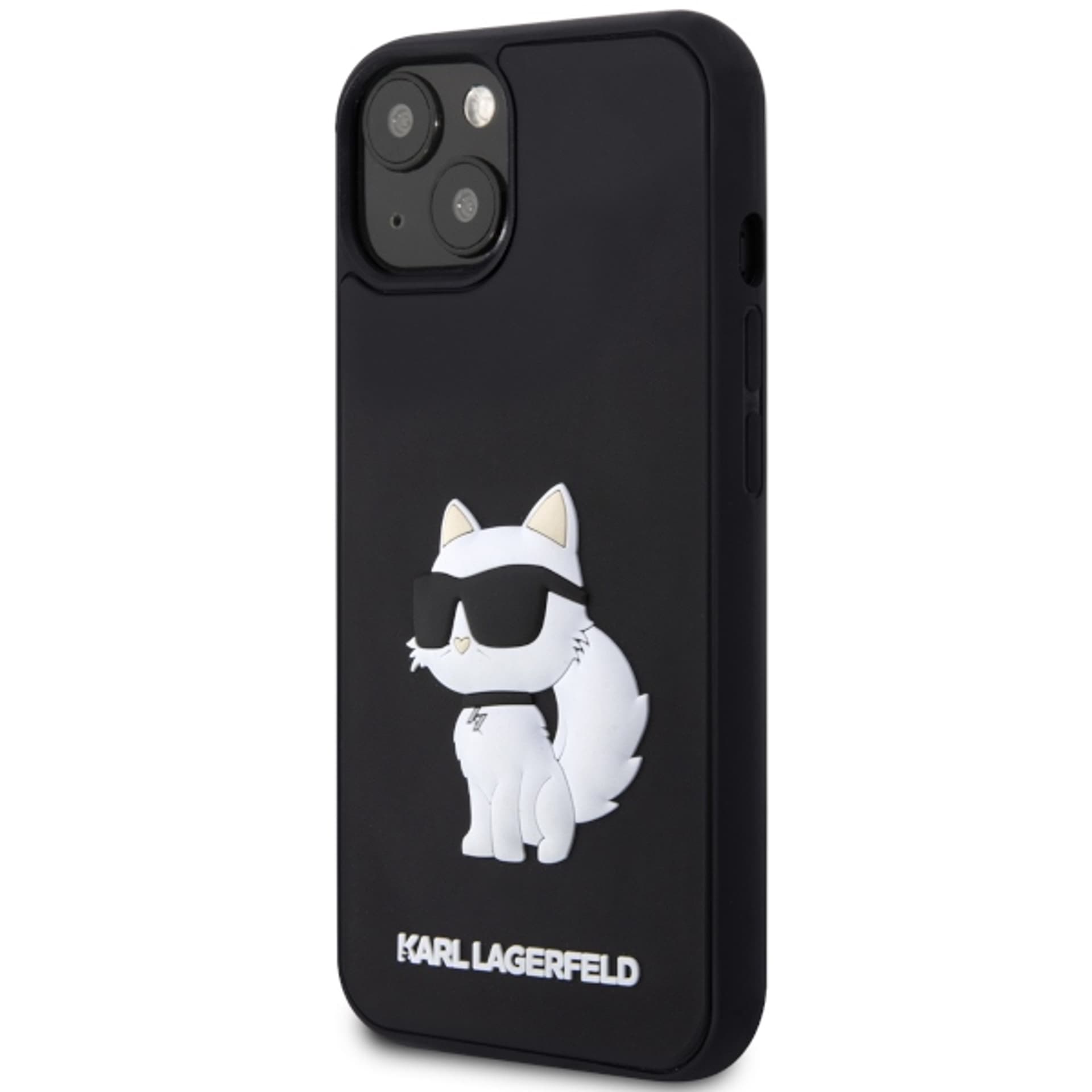 

Karl Lagerfeld KLHCP14S3DRKHNK iPhone 14 6.1" czarny/black hardcase Rubber Choupette 3D