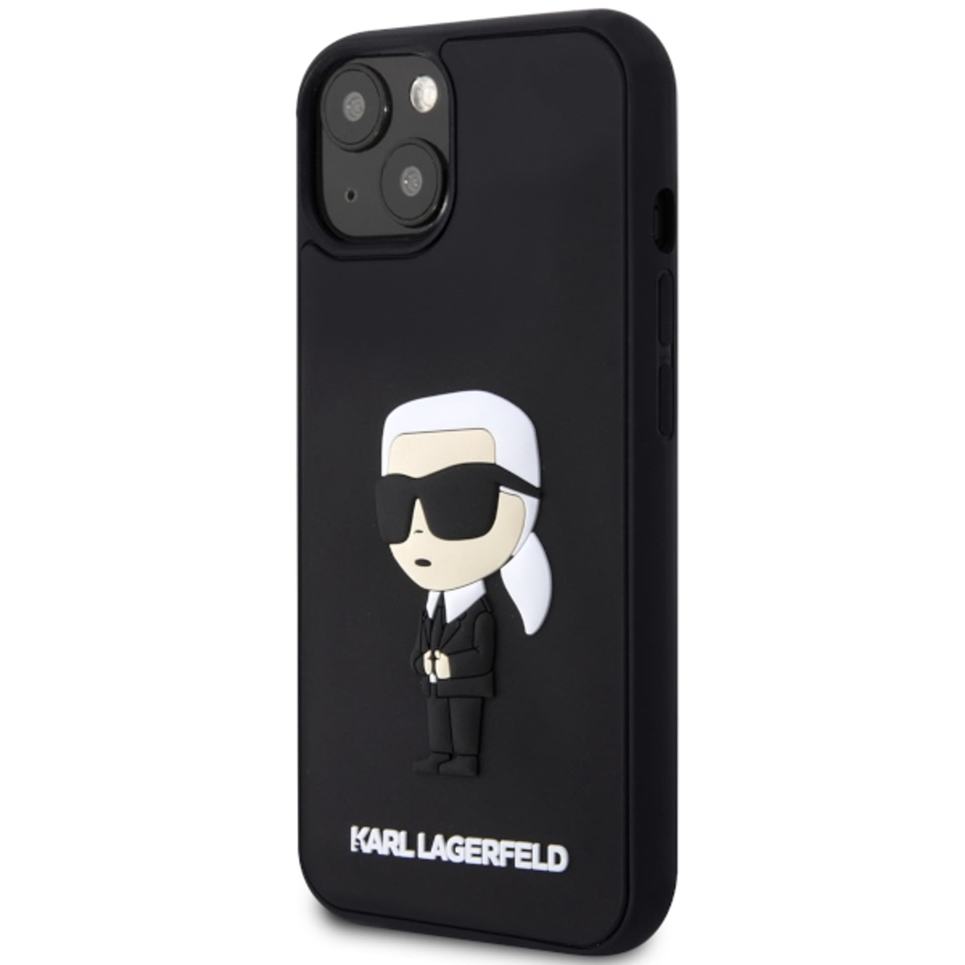 

Karl Lagerfeld KLHCP14S3DRKINK iPhone 14 6.1" czarny/black hardcase Rubber Ikonik 3D