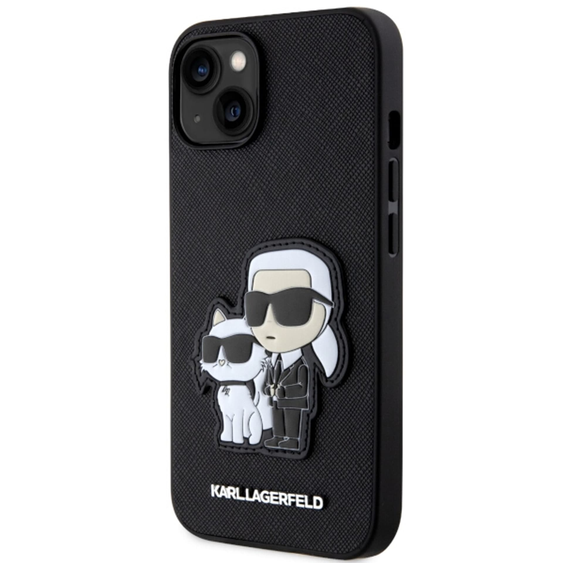 

Karl Lagerfeld KLHCP14SSANKCPK iPhone 14 6.1" hardcase czarny/black Saffiano Karl & Choupette