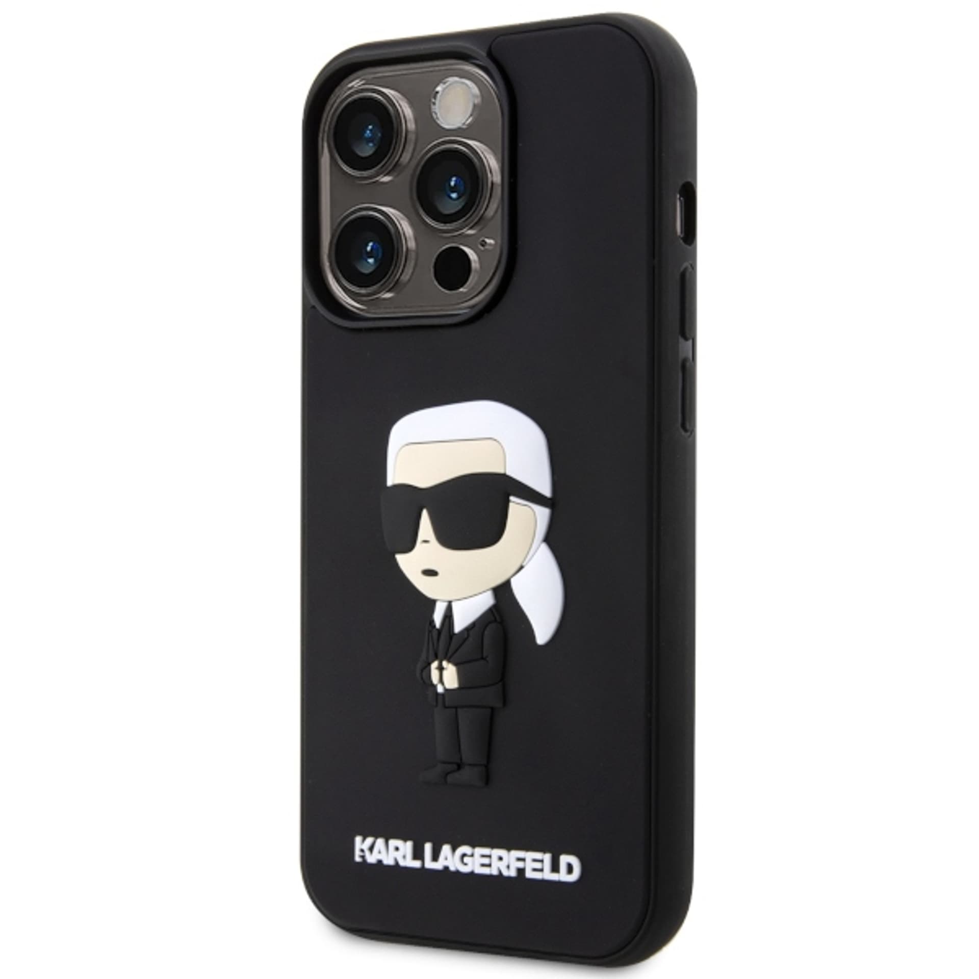 

Karl Lagerfeld KLHCP14X3DRKINK iPhone 14 Pro Max 6.7" czarny/black hardcase Rubber Ikonik 3D