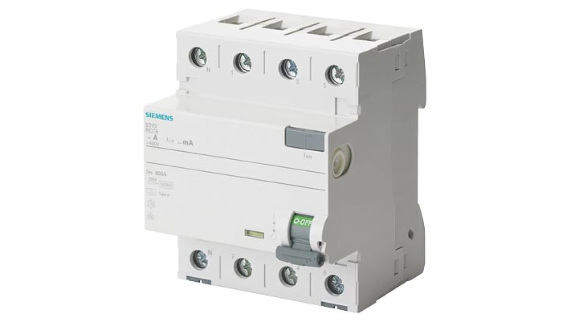 

Wyłącznik różnicowoprądowy SENTRON Typ A IN=40A 3+N 30MA 400V 4MM N-Lewa