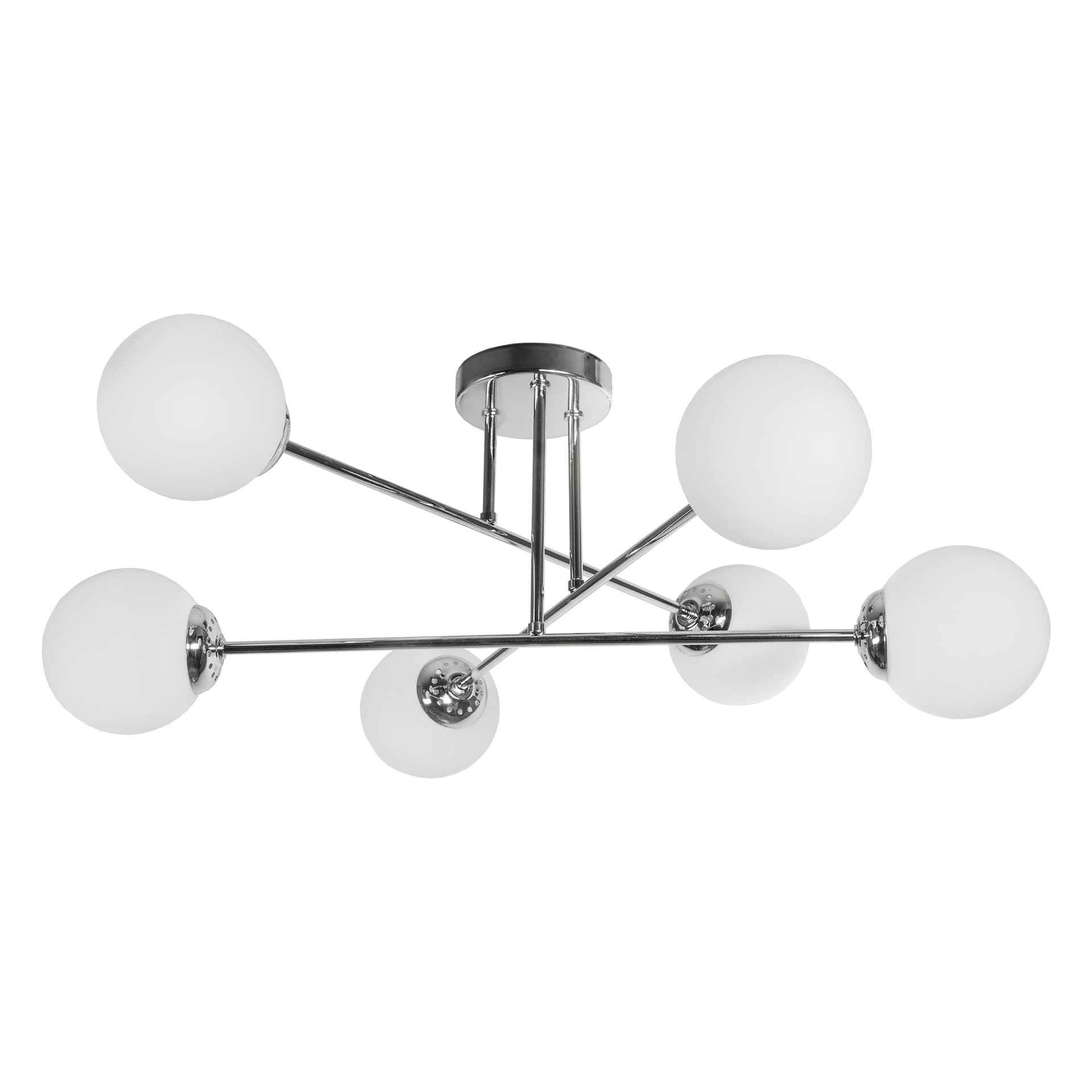

LEIA 6P E27, lampa wisząca, max. 6x60W, chrom