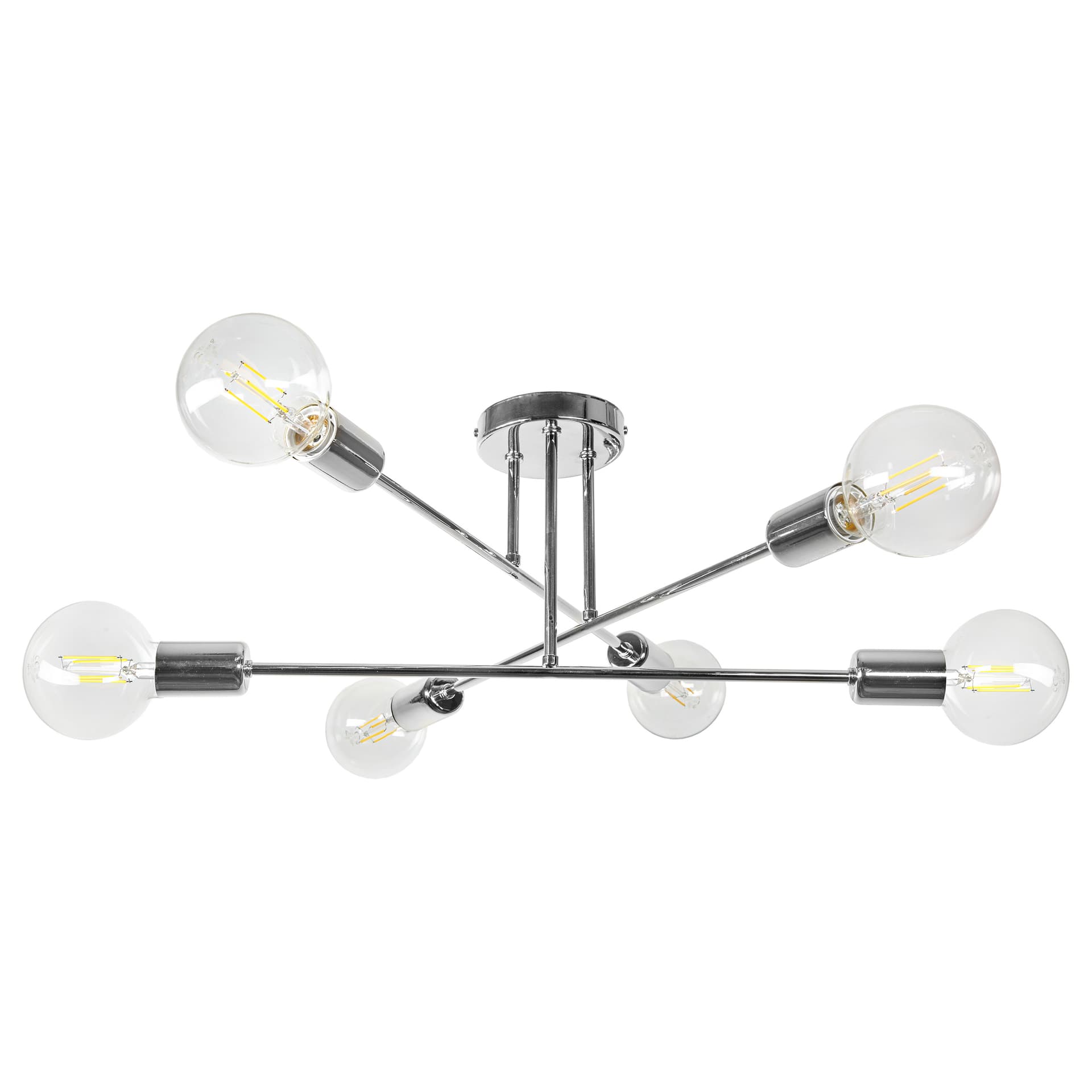 

SOLO 6P E27, lampa wisząca, max. 6x60W, chrom