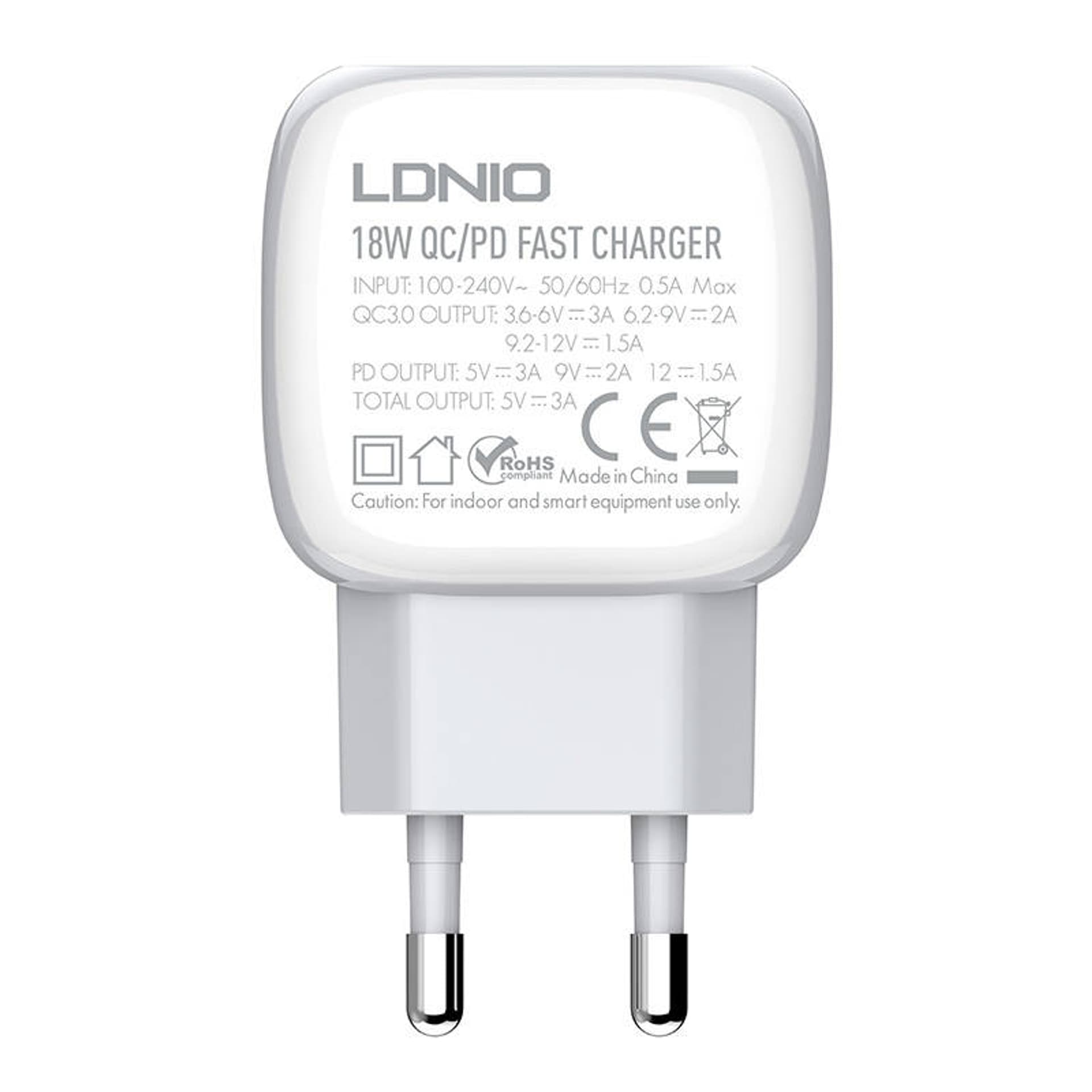 

Ładowarka sieciowa LDNIO A2313C USB, USB-C 20W + kabel USB do Lightning