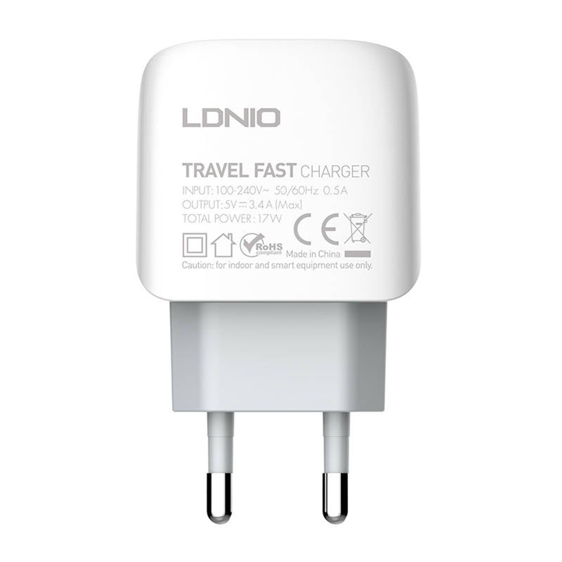 

Ładowarka sieciowa LDNIO A3312 3USB + kabel Lightning