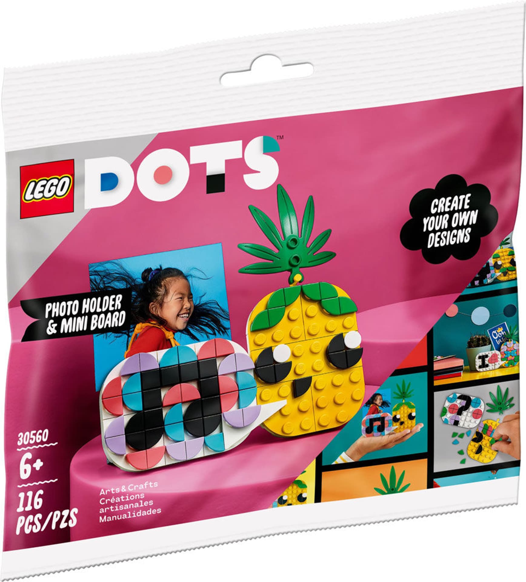 

LEGO Dots Ananas ramka na zdjęcie i miniaturowa tablica 30560