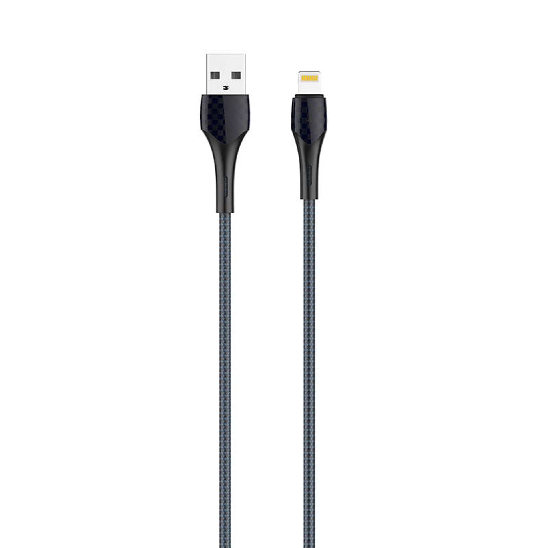 

Kabel USB - Lightning LDNIO LS521, 1m (szaro-niebieski)