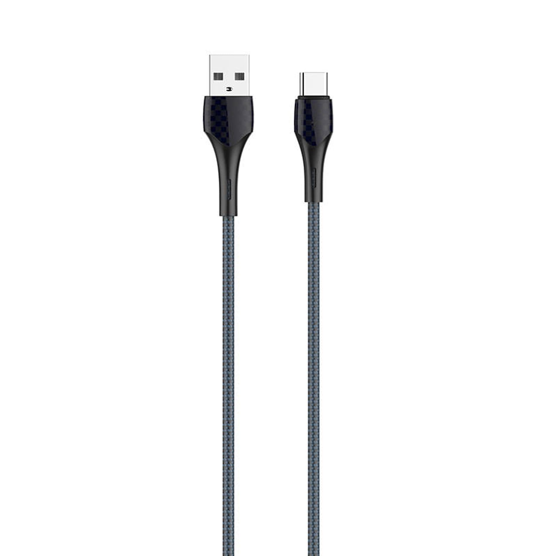 

Kabel USB - USB-C LDNIO LS522 2m (szaro-niebieski)