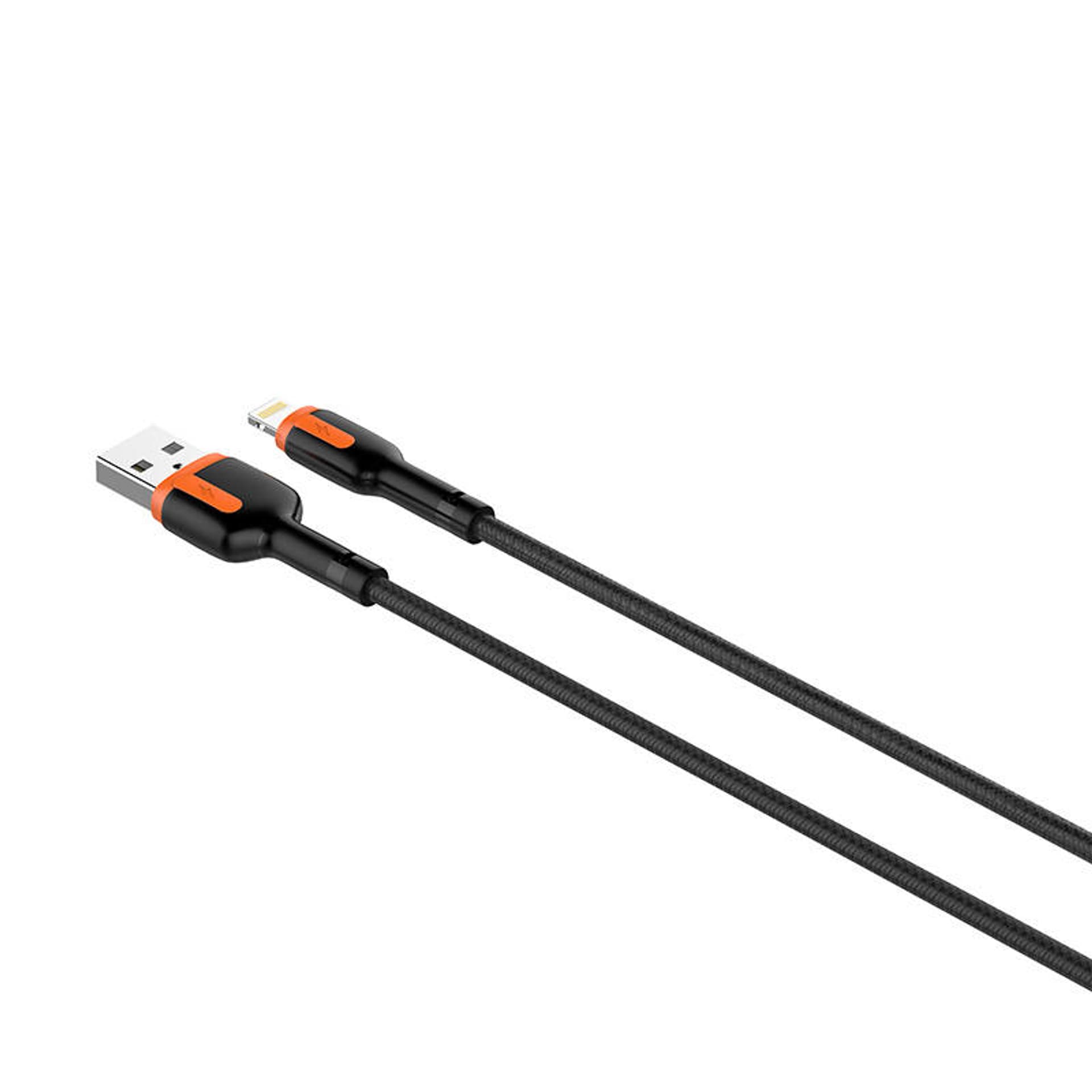 

Kabel USB - Lightning LDNIO LS531, 1m (szaro-pomarańczowy)