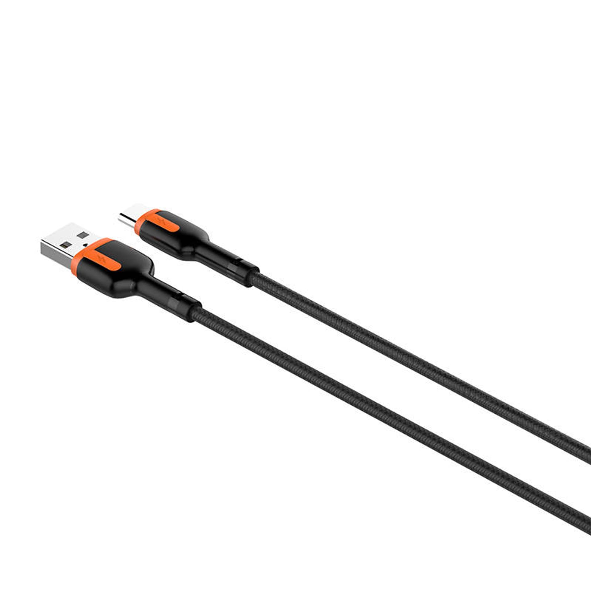 

Kabel USB - USB-C LDNIO LS532, 2m (szaro-pomarańczowy)