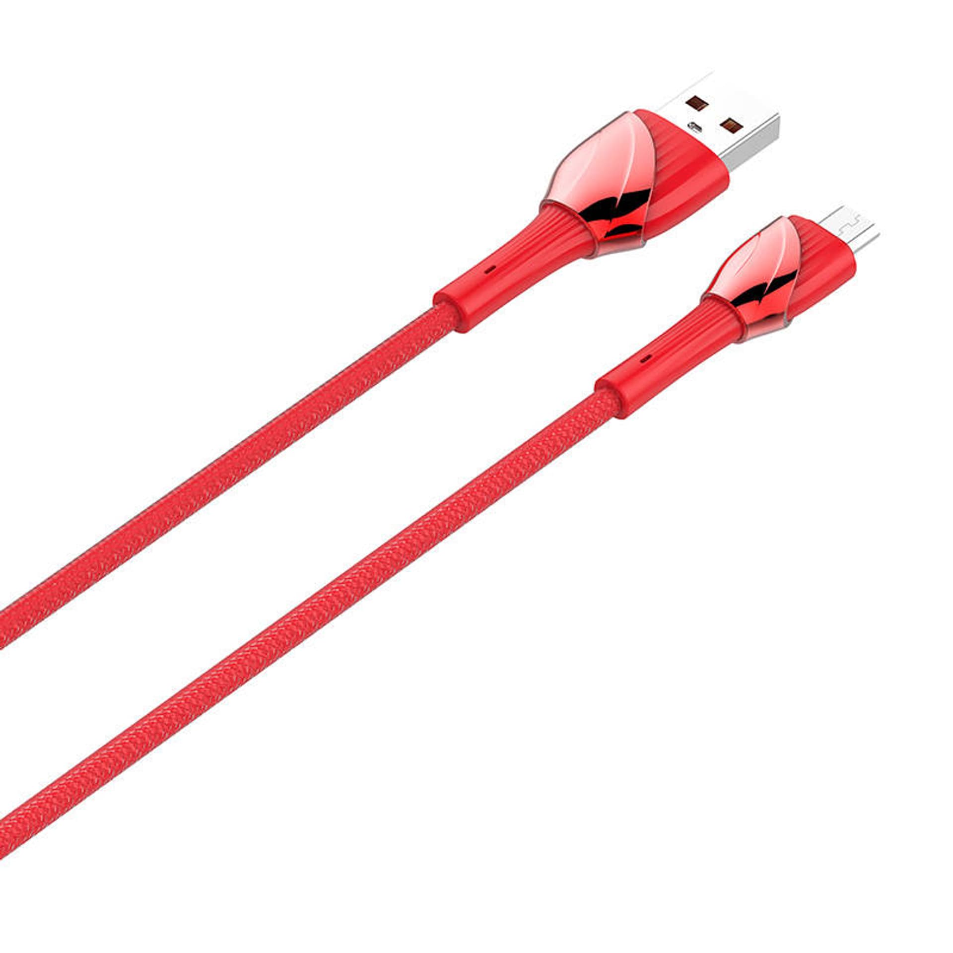 

Kabel USB - Micro USB LDNIO LS661 1m, 30W (czerwony)