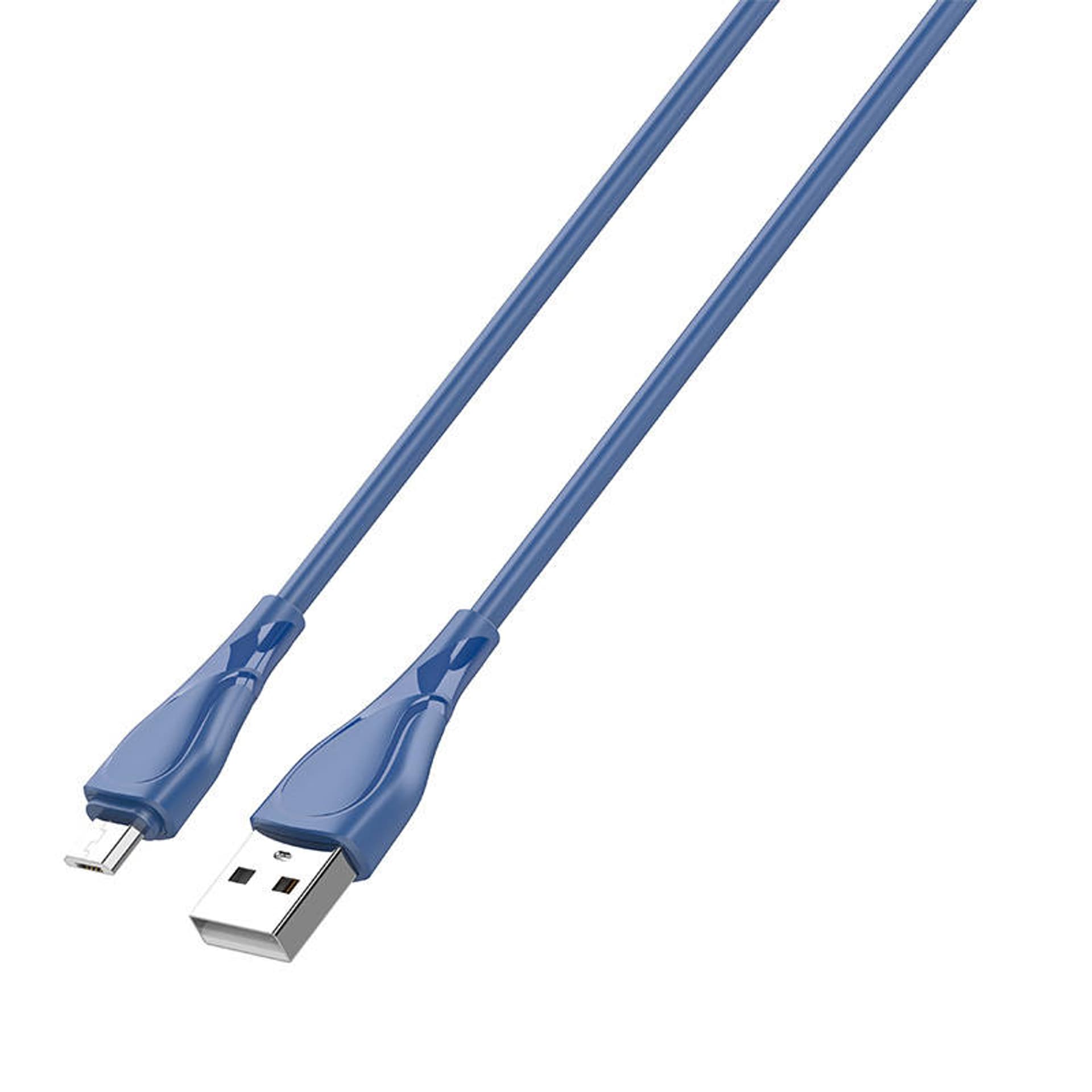 

Kabel USB - Micro USB LDNIO LS612 2m, 30W (niebieski)