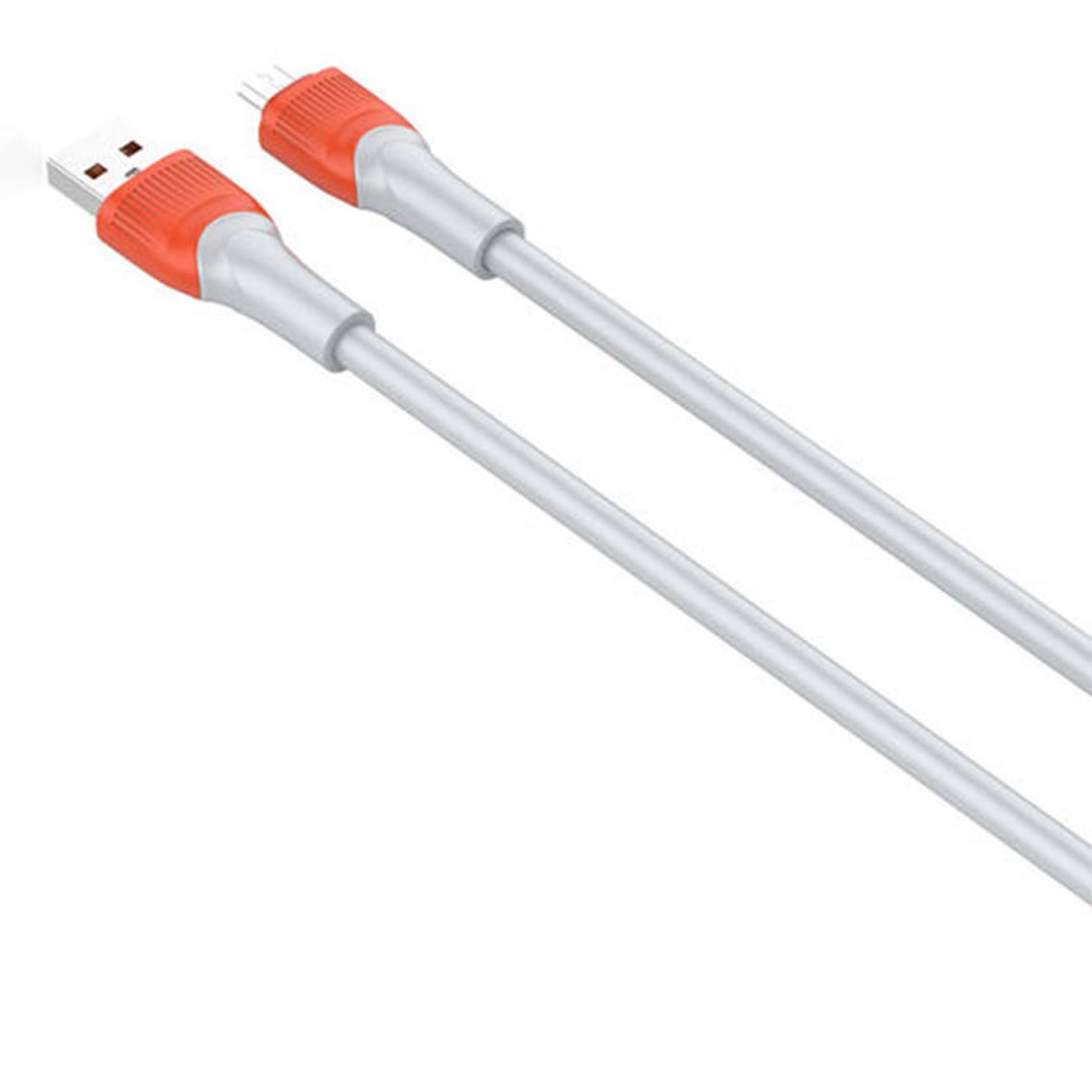 

Kabel USB - Micro USB LDNIO LS602, 2m, 30W (pomarańczowy)