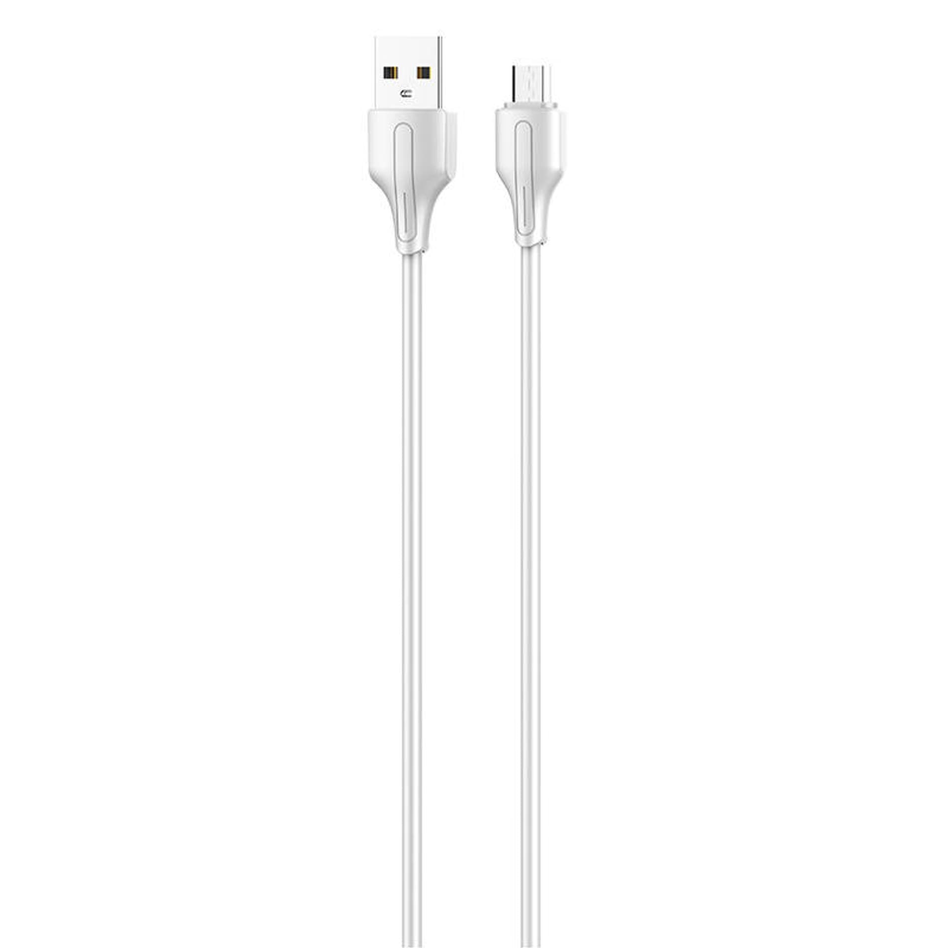 

Kabel USB do Micro USB LDNIO LS540, 2.4A, 0.2m (biały)