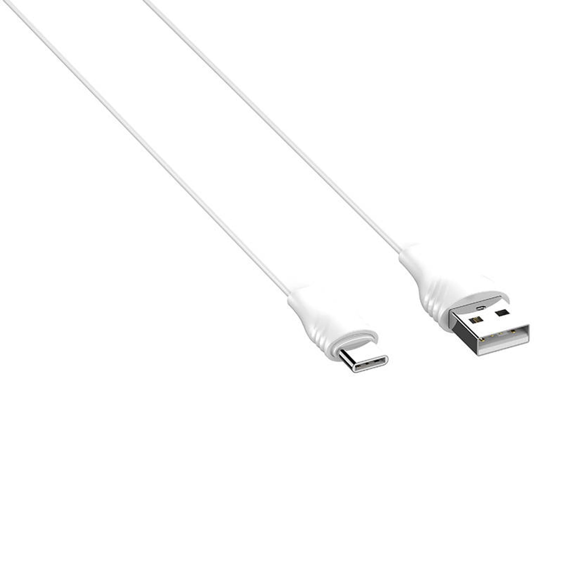 

Kabel USB do USB-C LDNIO LS552, 2.1A, 2m (biały)