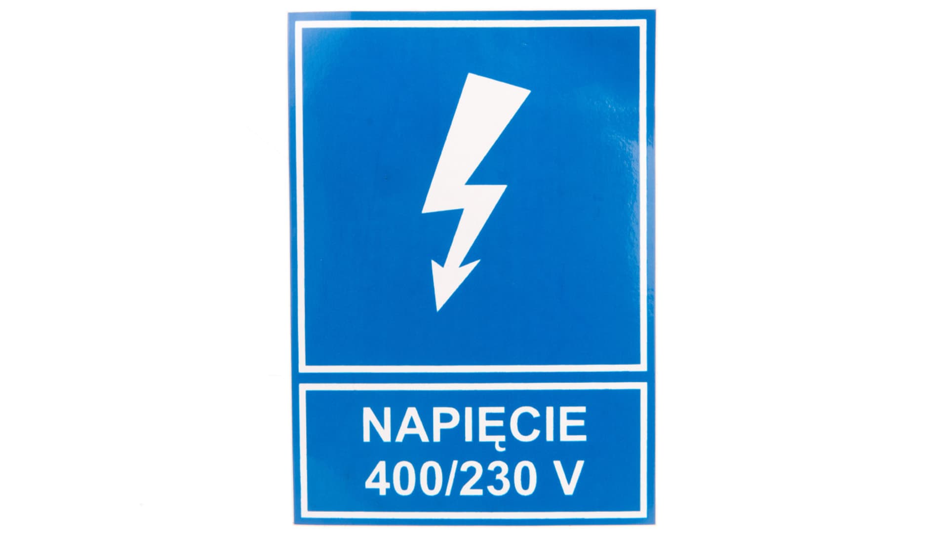 

Tabliczka /znak informacyjny/ TZI 74X105S N.400/230V E04TZ-01041121100 /10szt./