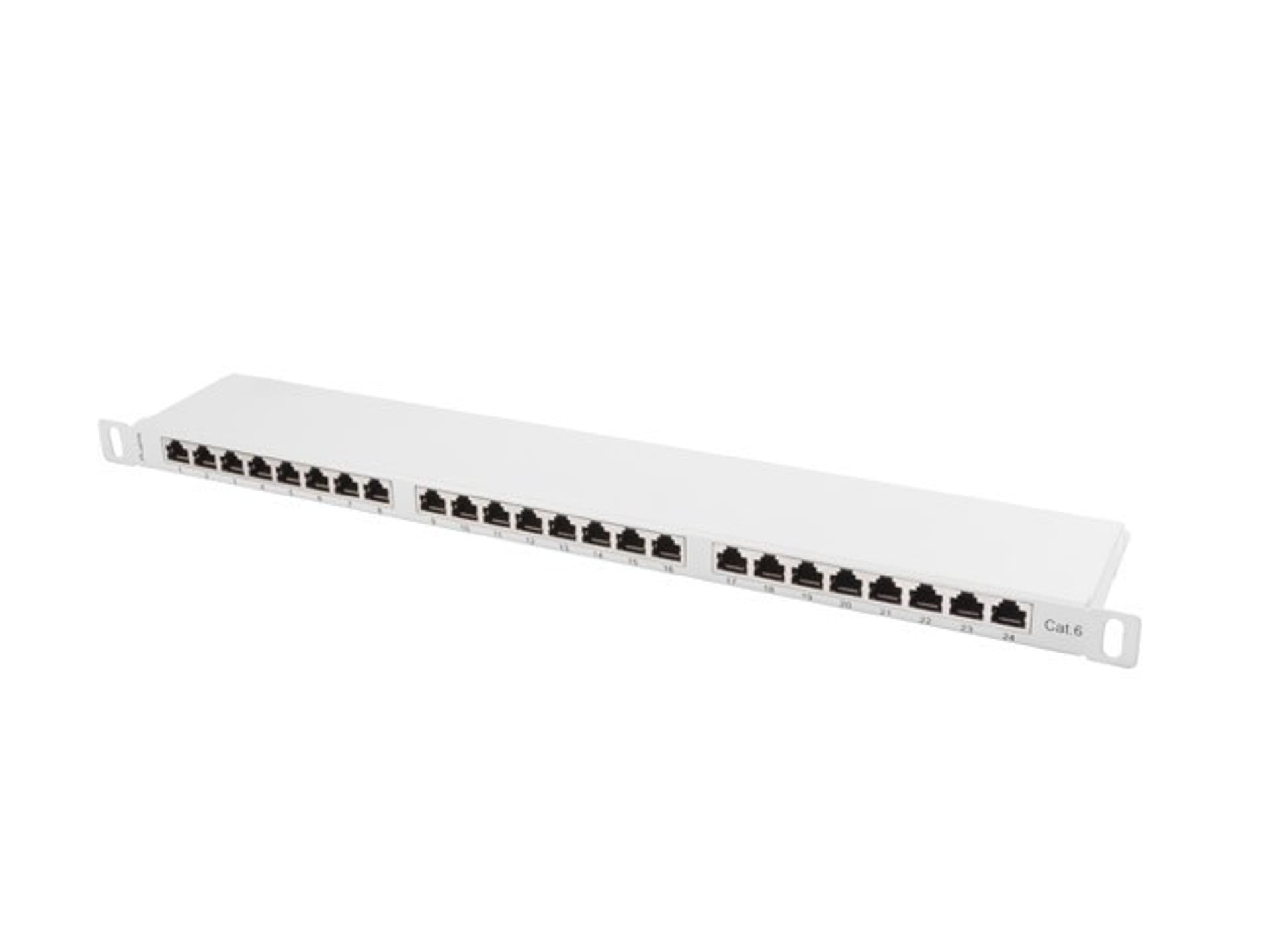 

Patch panel Lanberg PPS6-0024-S (0.5U; kat. 6; 24xRJ-45)