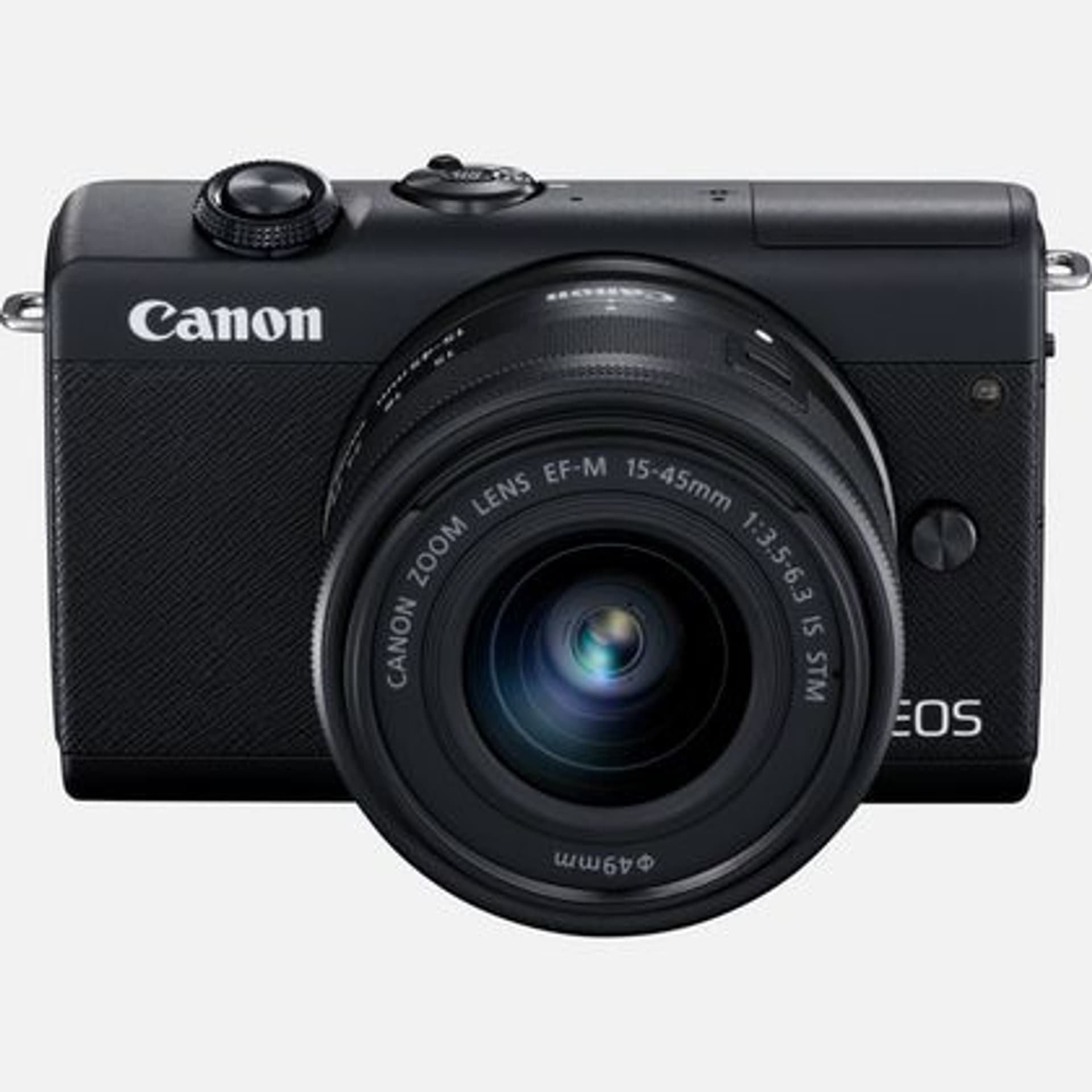 

Lustrzanka Canon EOS M200 + EF-M 15-45 IS STM, Megapiksele 24.1 MP, Stabilizator obrazu, ISO 25600, Przekątna wyświetlacza 3.0 "