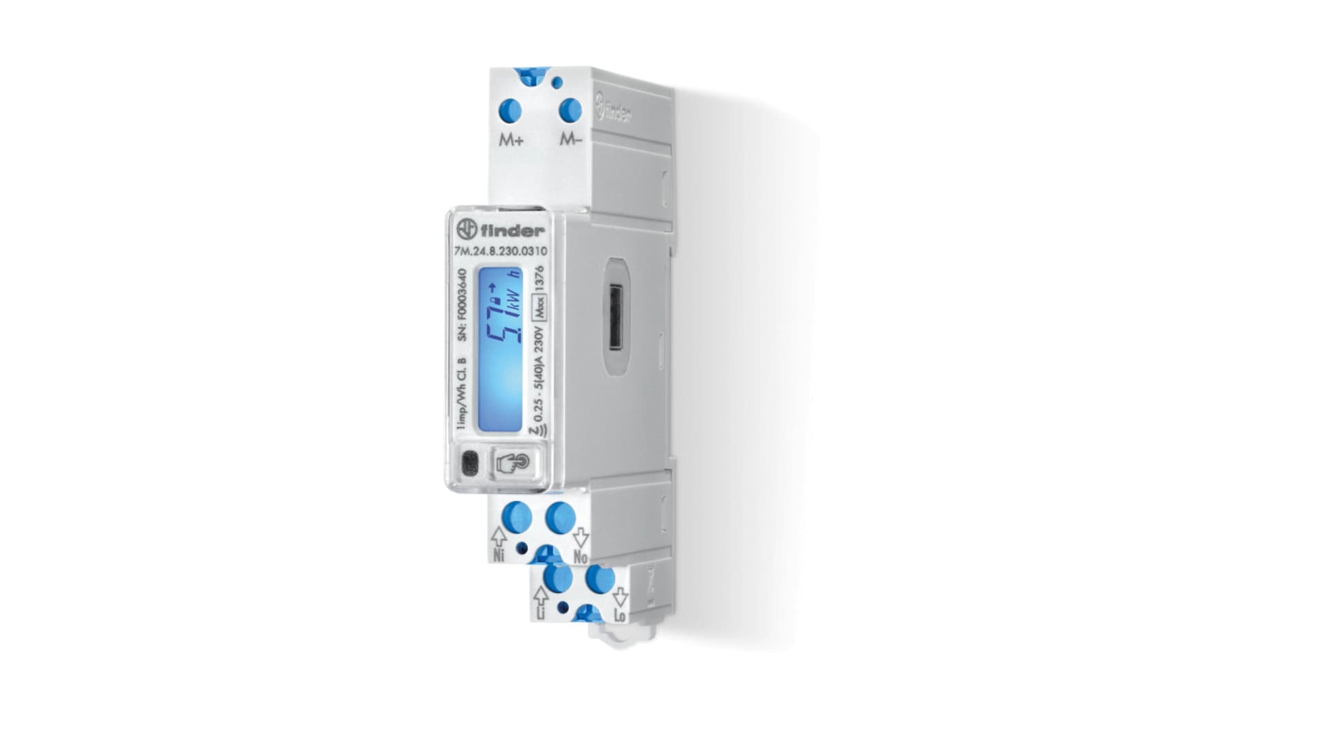 

Dwukierunkowy jednofazowy licznik energii MID 40A M-Bus NFC 7M.24.8.230.0310