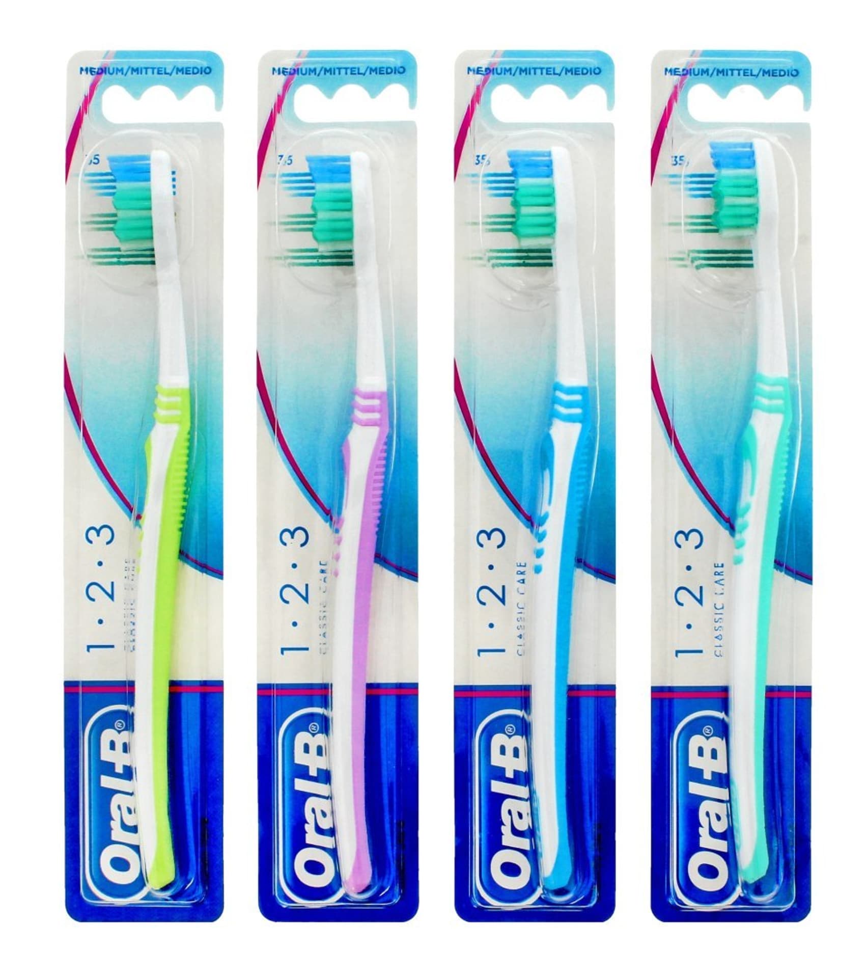 

Oral-B Toothbrush 1 2 3 Classic Care Medium Szczoteczka do Zębów