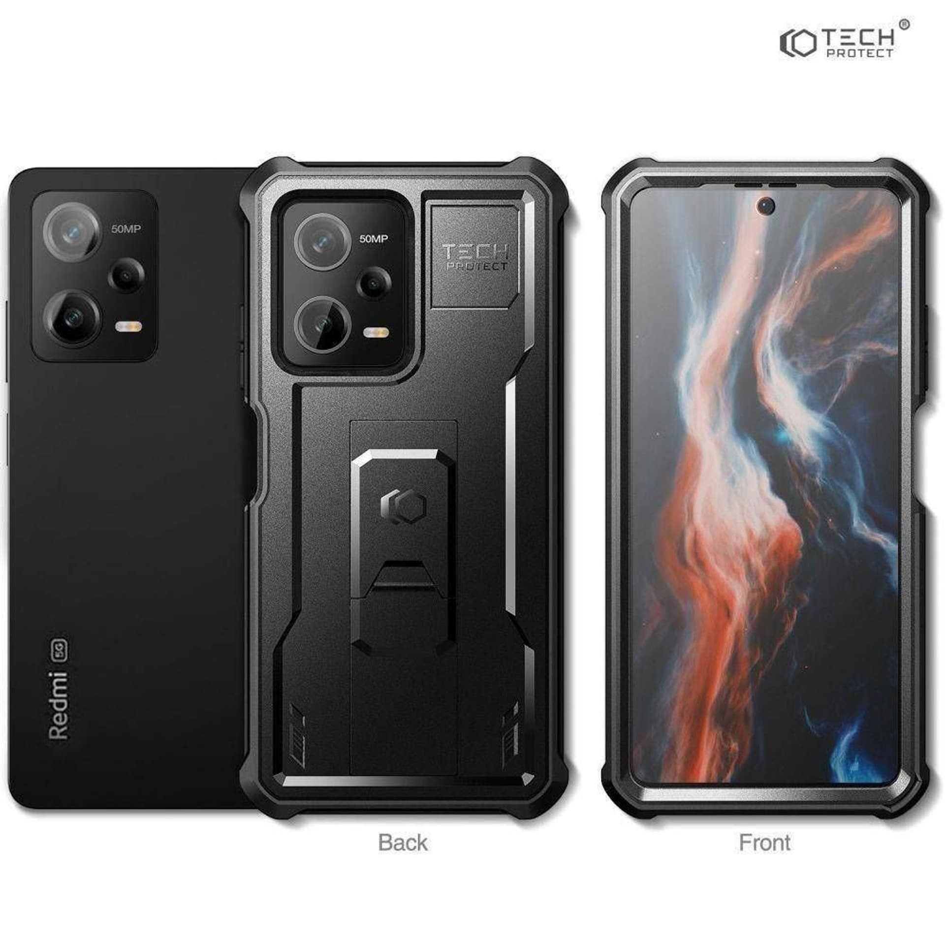 

Etui XIAOMI REDMI NOTE 12 PRO 5G / POCO X5 PRO 5G Tech-Protect Kevlar Pro czarne