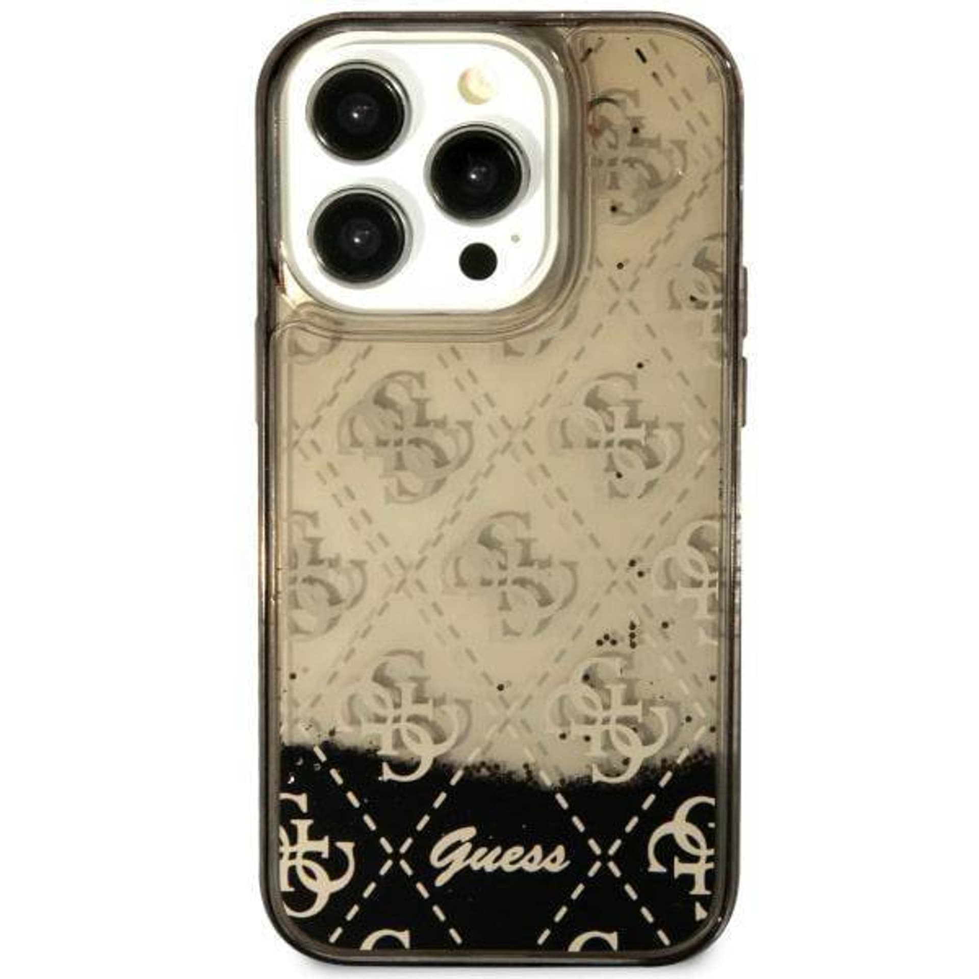 

Guess GUHCP14SLC4PSGK iPhone 14 6.1" czarny/black hardcase Liquid Glitter 4G Transculent