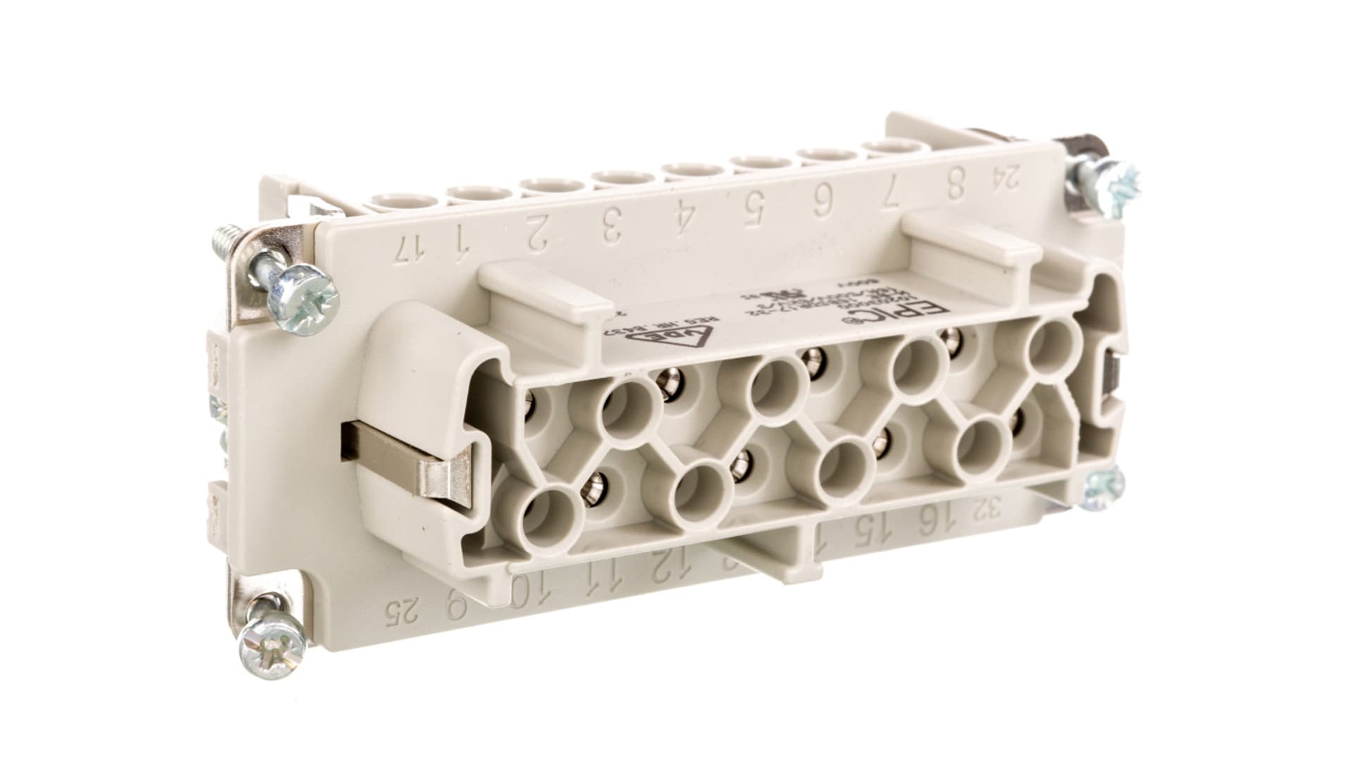 

Wkład złącza 16P+PE żeński 16A 500V EPIC H-BE 16 BS 10203000