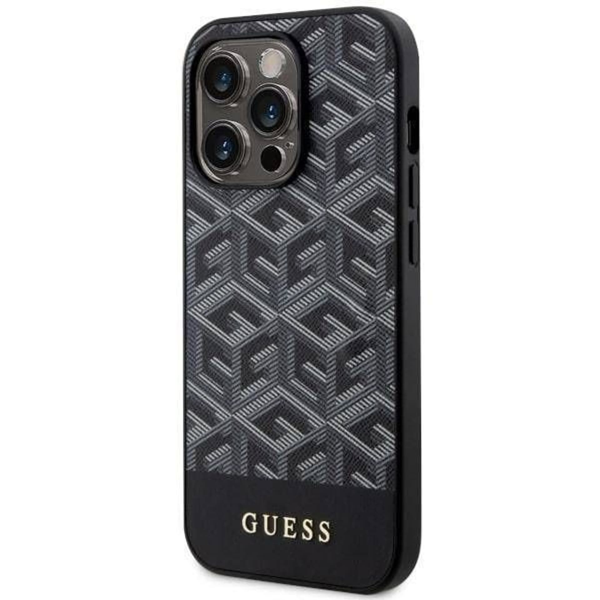 

Oryginalne Etui IPHONE 14 PRO MAX Guess Hardcase GCube Stripes MagSafe (GUHMP14XHGCFSEK) czarne, Guhmp14xhgcfsek) czarn