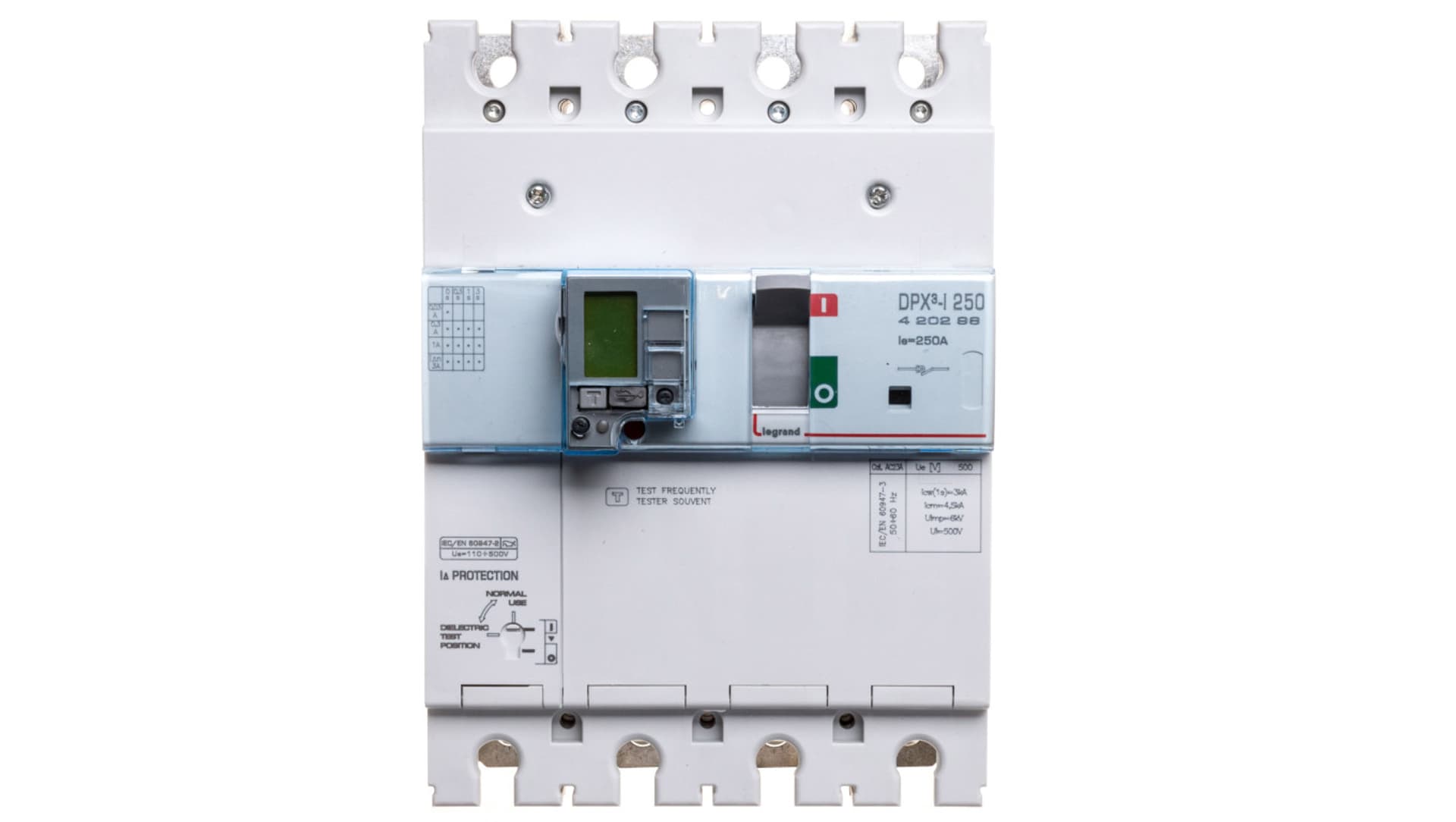 

Rozłącznik z modułem różnicowoprądowym 4P 160A DPX3-I 250+BL.R 420298