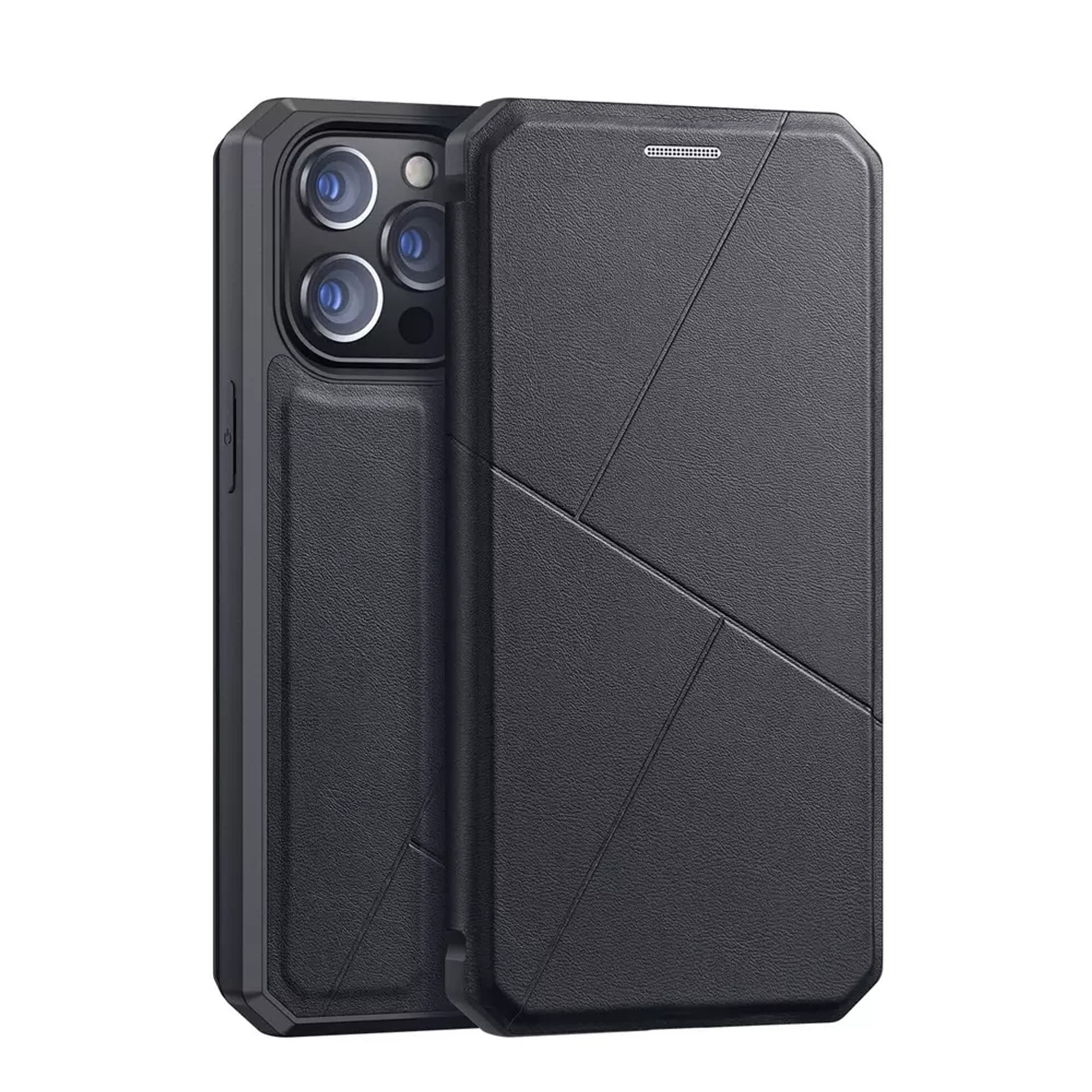 

DUX DUCIS Skin X kabura etui pokrowiec z klapką iPhone 13 Pro czarny