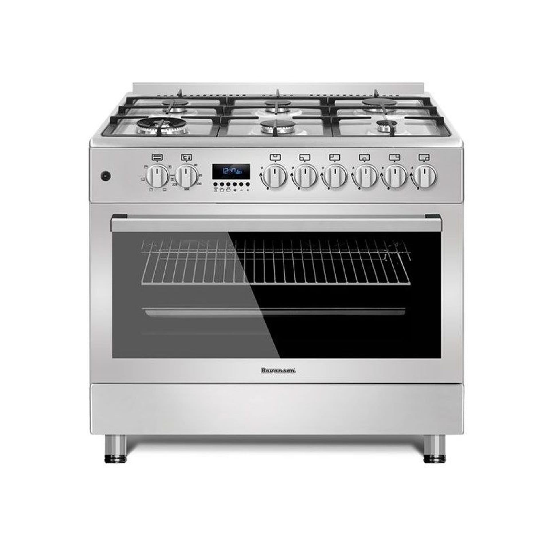 

Kuchnia gazowo-elektryczna Ravanson KWGE-K90-6 TOP CHEF (; ; 900mm
