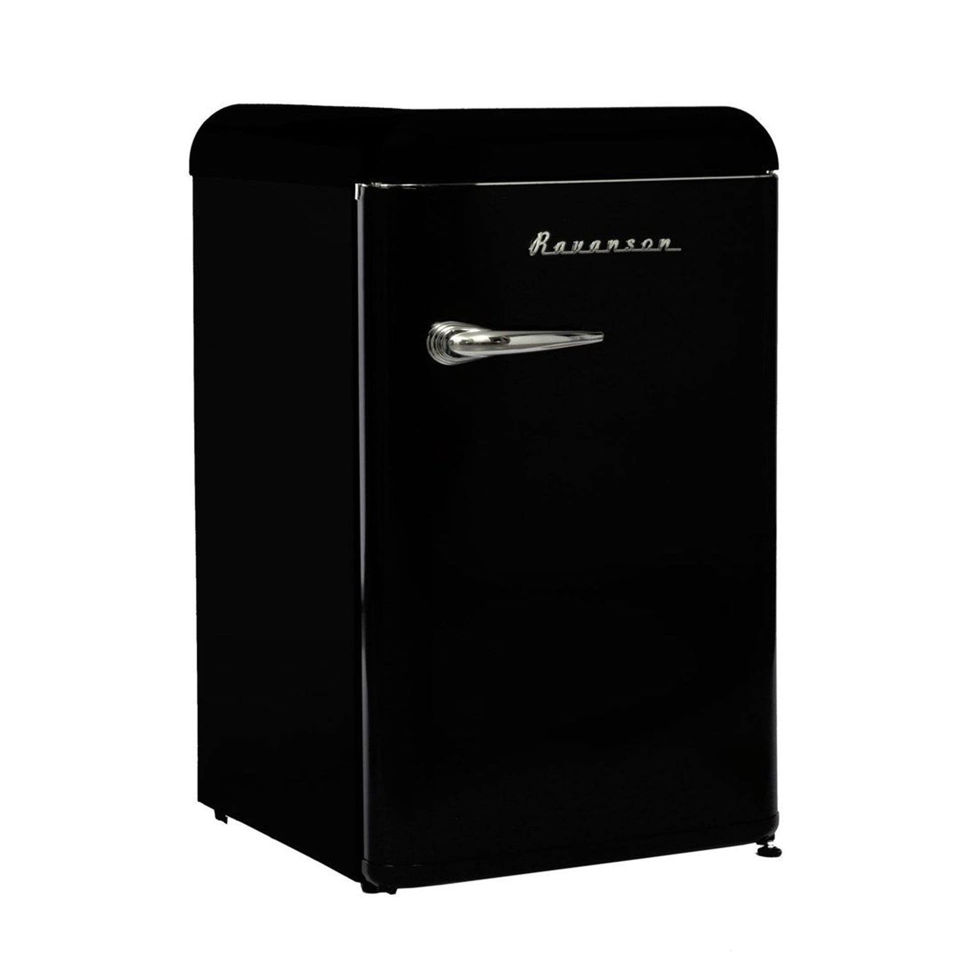 

Lodówka Retro Ravanson LKK-120RB (545mm x 895mm x 585 mm; 106 l; Klasa A++; czarny)