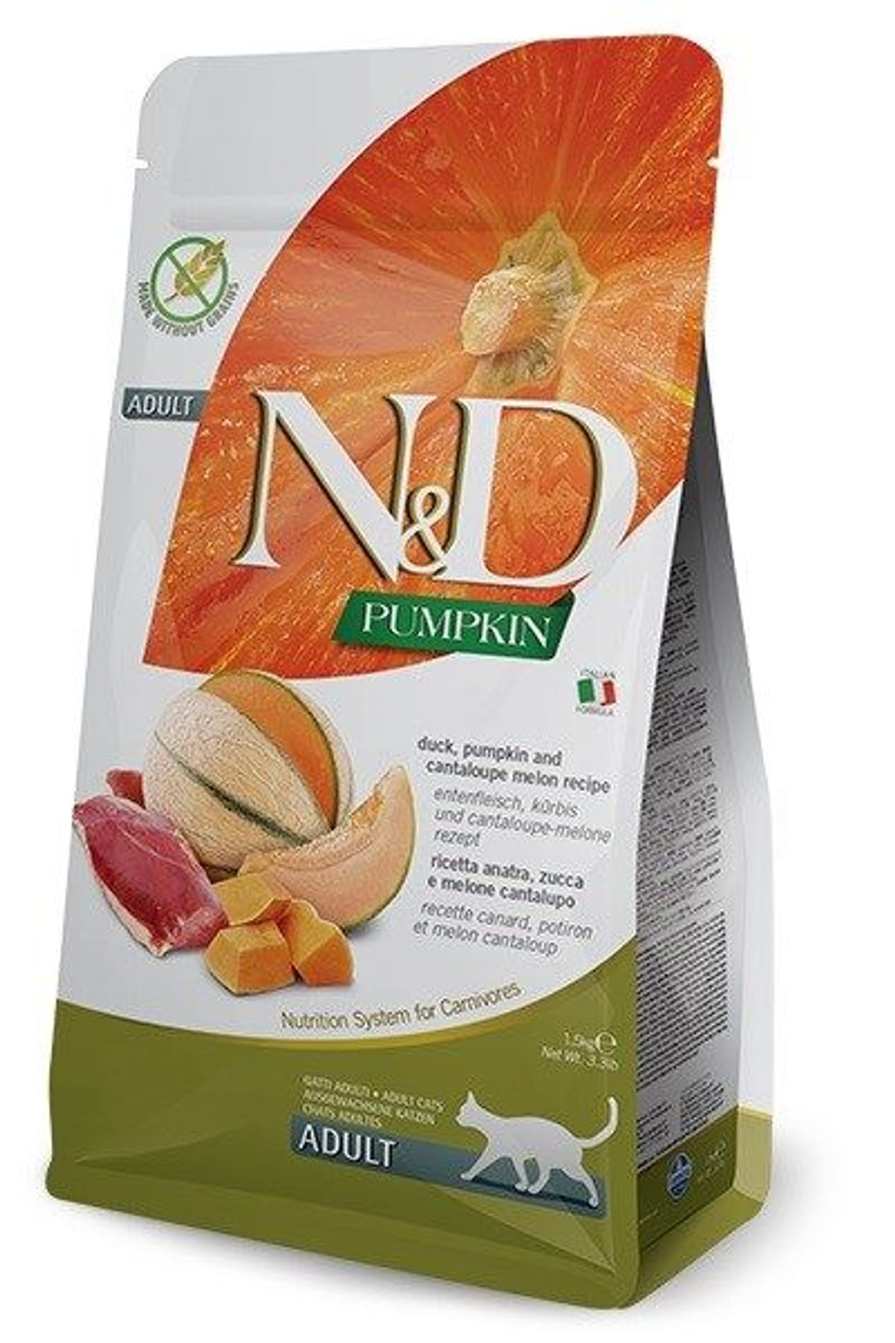 

N&D CAT PUMPKIN DUCK&CANTALUPE ADULT 50g