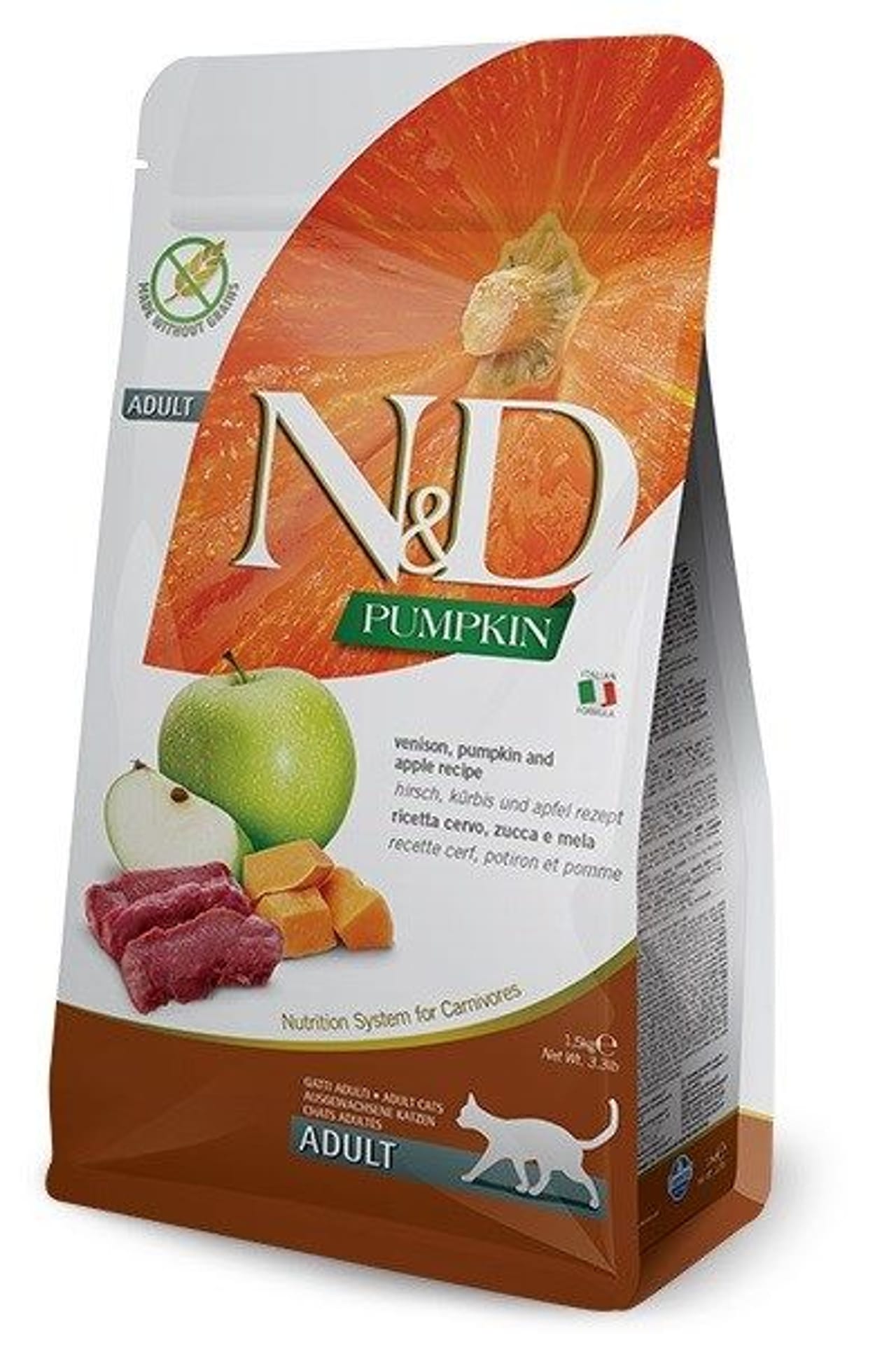 

N&D CAT PUMPKIN VENISON&APPLE ADULT 50g