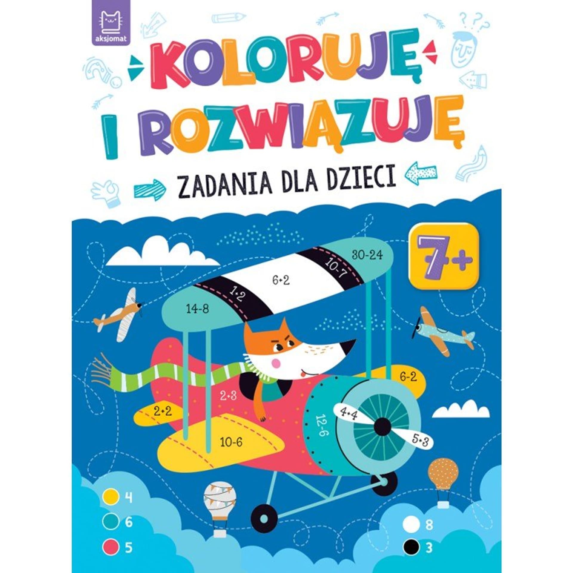 

Koloruję i rozwiązuję 7+