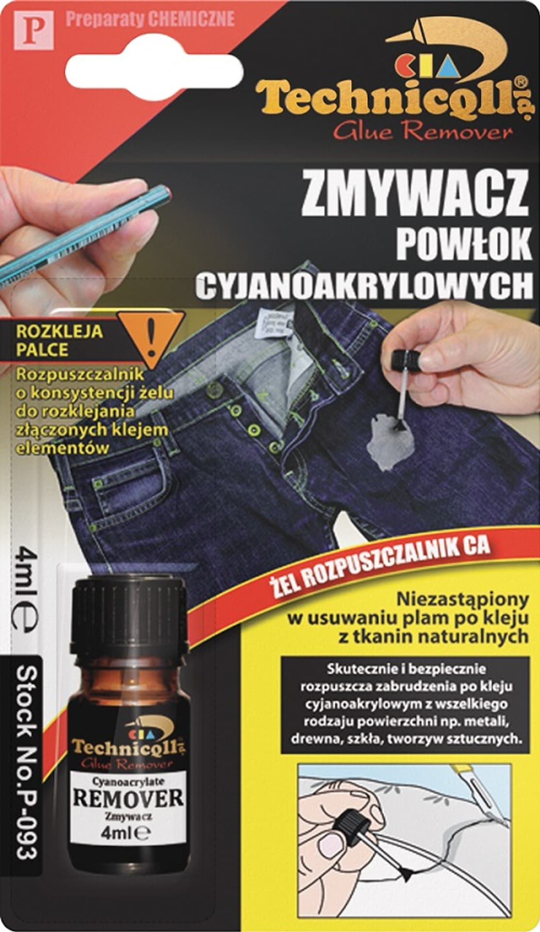 

91-472# Zmywacz powłok cyjanoakrylowych 4ml