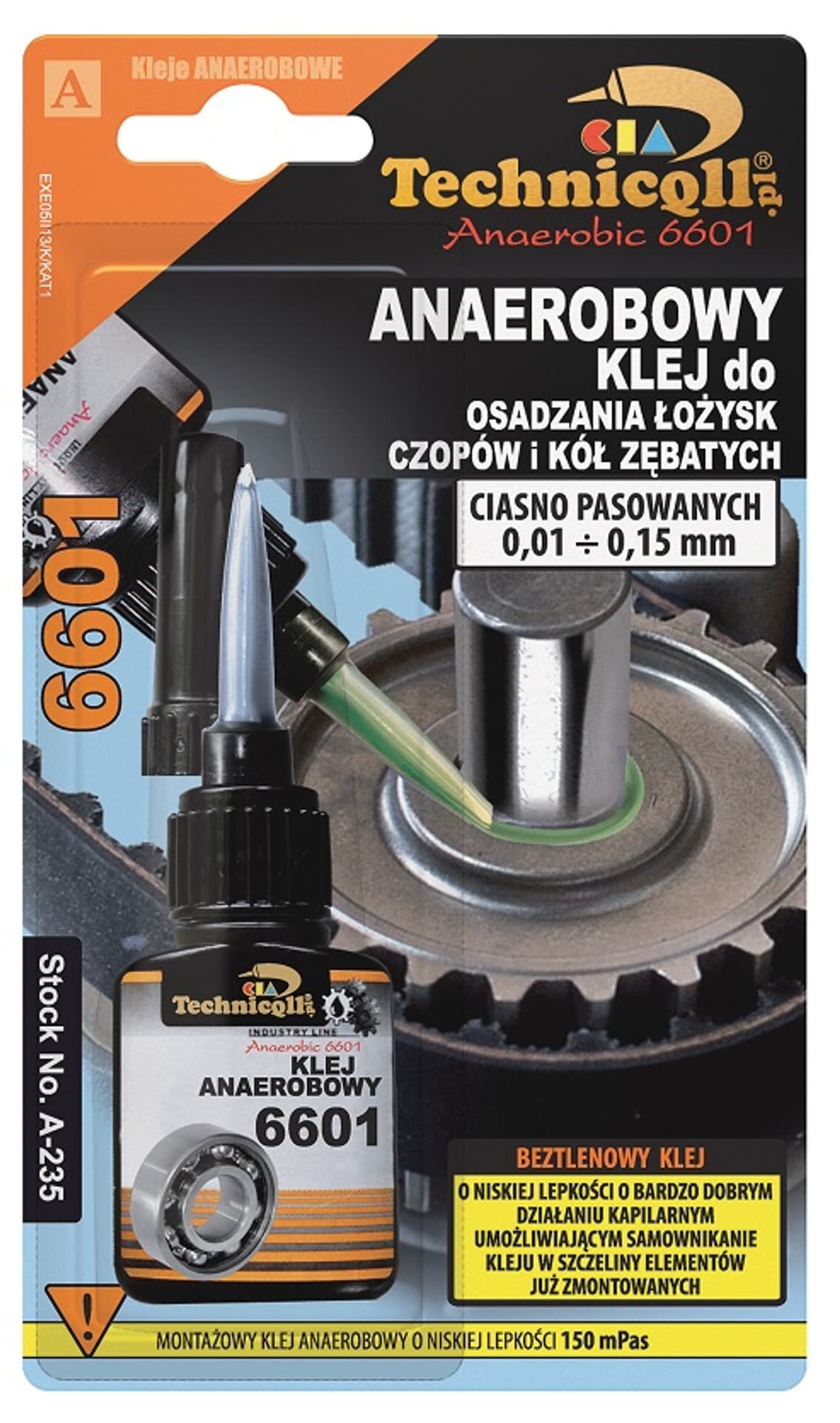 

KLEJ ANAEROBOWY 6601 10G