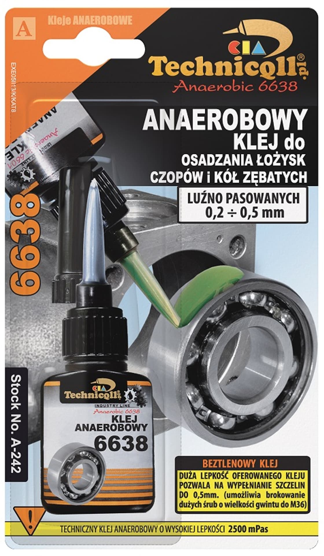 

KLEJ ANAEROBOWY 6638 10G