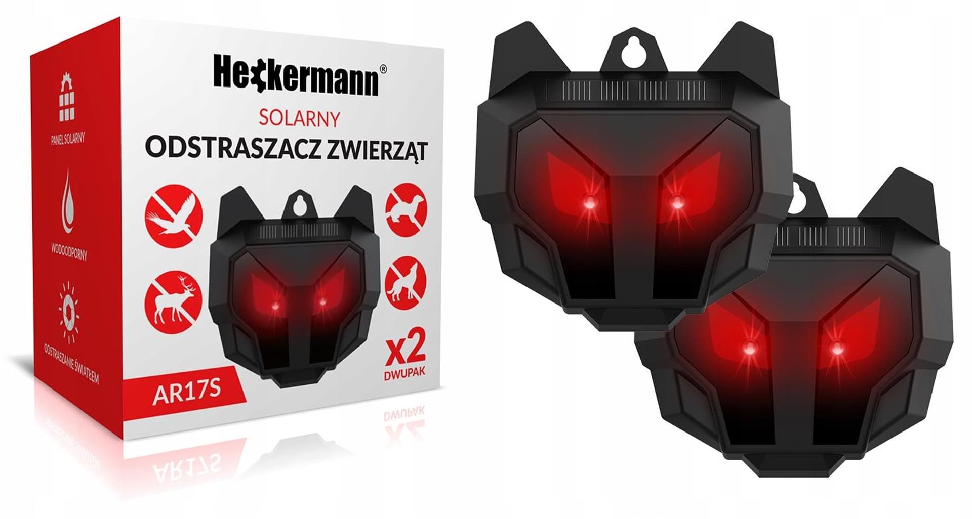 

ODSTRASZACZ SOLARNY ZWIERZĄT KUN KOTÓW DZIKÓW 2szt